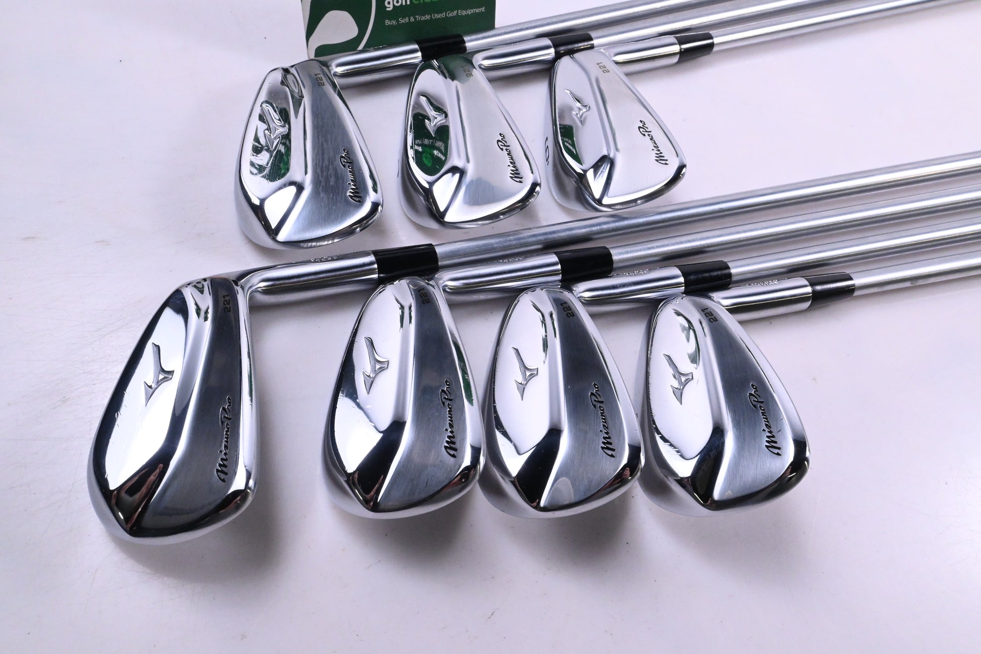 Mizuno Pro 221 Irons / 4-PW / Stiff Flex Project X LZ 120 Shafts