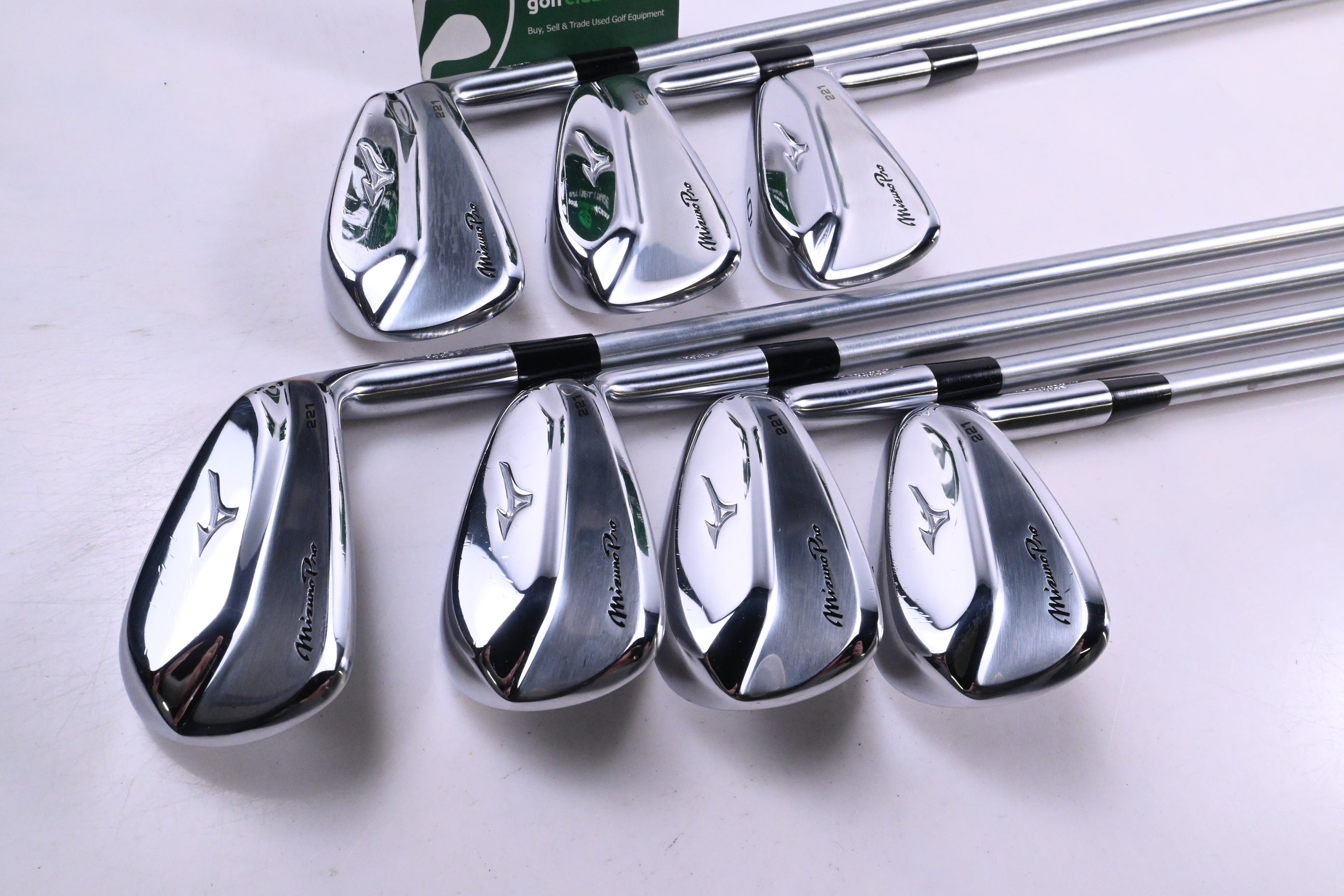 Mizuno Pro 221 Irons / 4-PW / Stiff Flex Project X LZ 120 Shafts