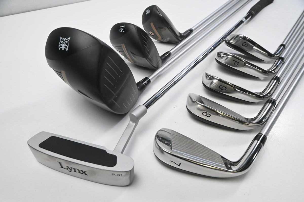 Ladies Lynx Crystal Package Set / Woods, Irons, Putter