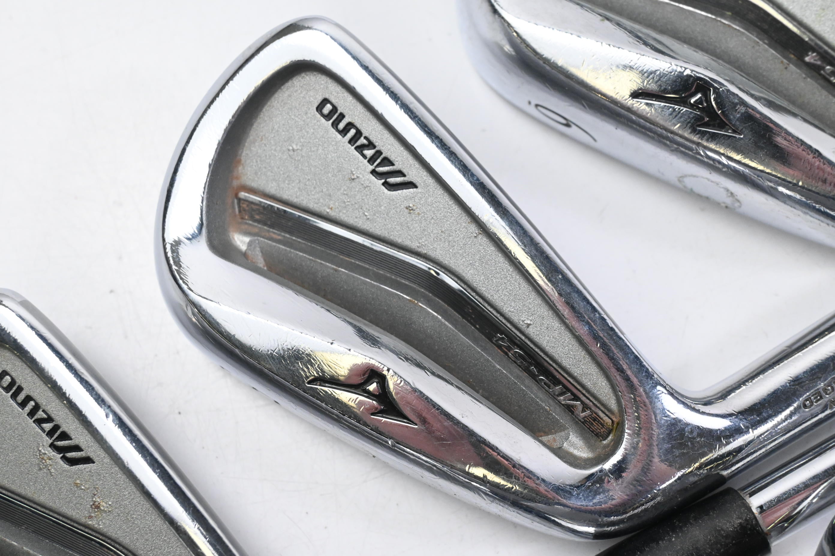 Left Hand Mizuno MP-54 Irons / 4-PW / Stiff Flex Dynamic Gold S300 Shafts