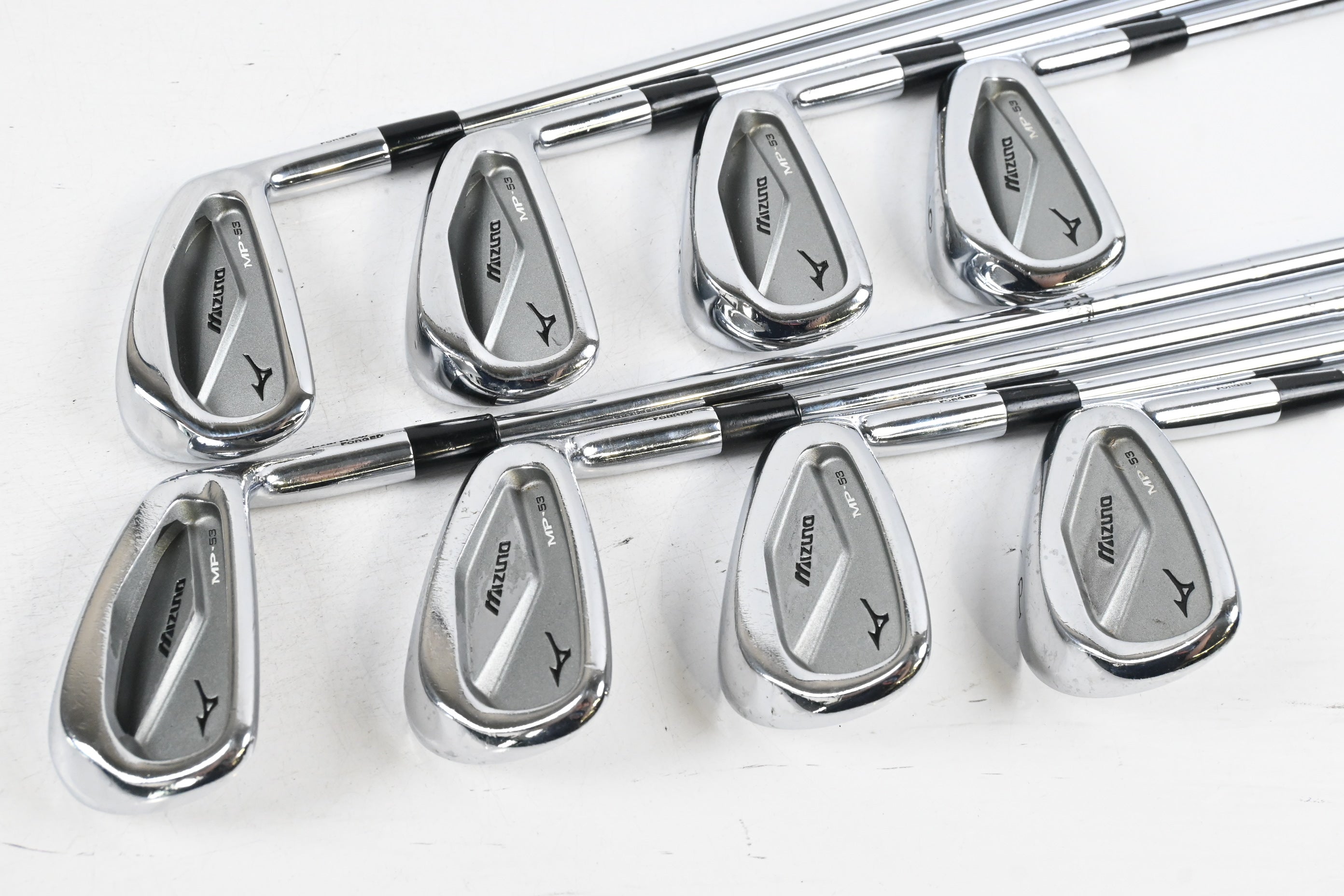 Mizuno MP-53 Irons / 3-PW / Stiff Flex Dynamic Gold S300 Shafts