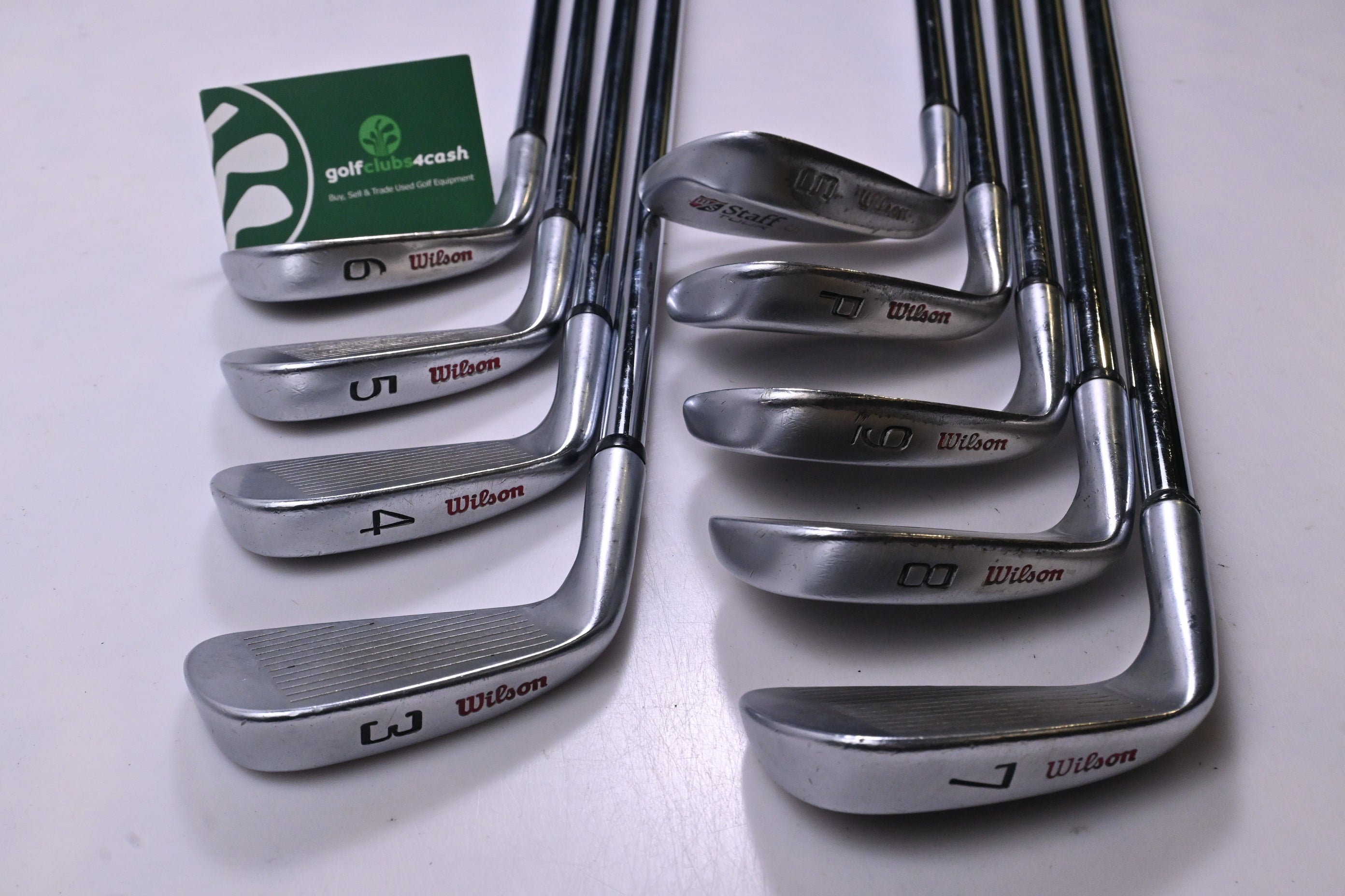 Wilson RM Forged Irons / 3-PW+SW / Stiff Flex Steel Shafts