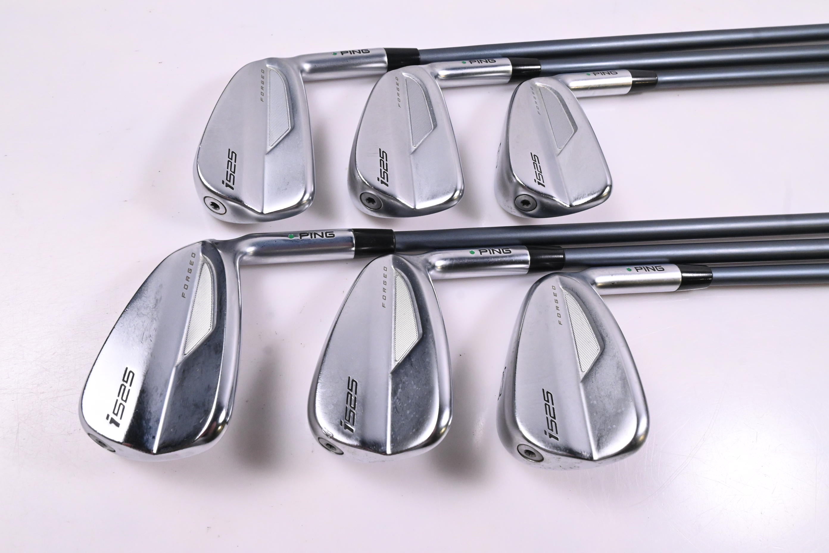 Ping i525 Irons / 5-PW / Green Dot / Stiff Flex Ping Alta CB Slate Shafts