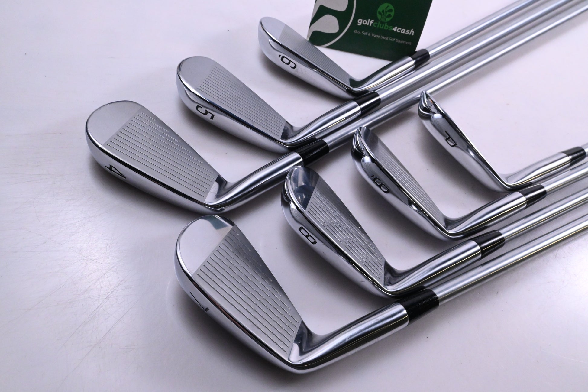 Mizuno Pro 221 Irons / 4-PW / Stiff Flex Project X LZ 120 Shafts