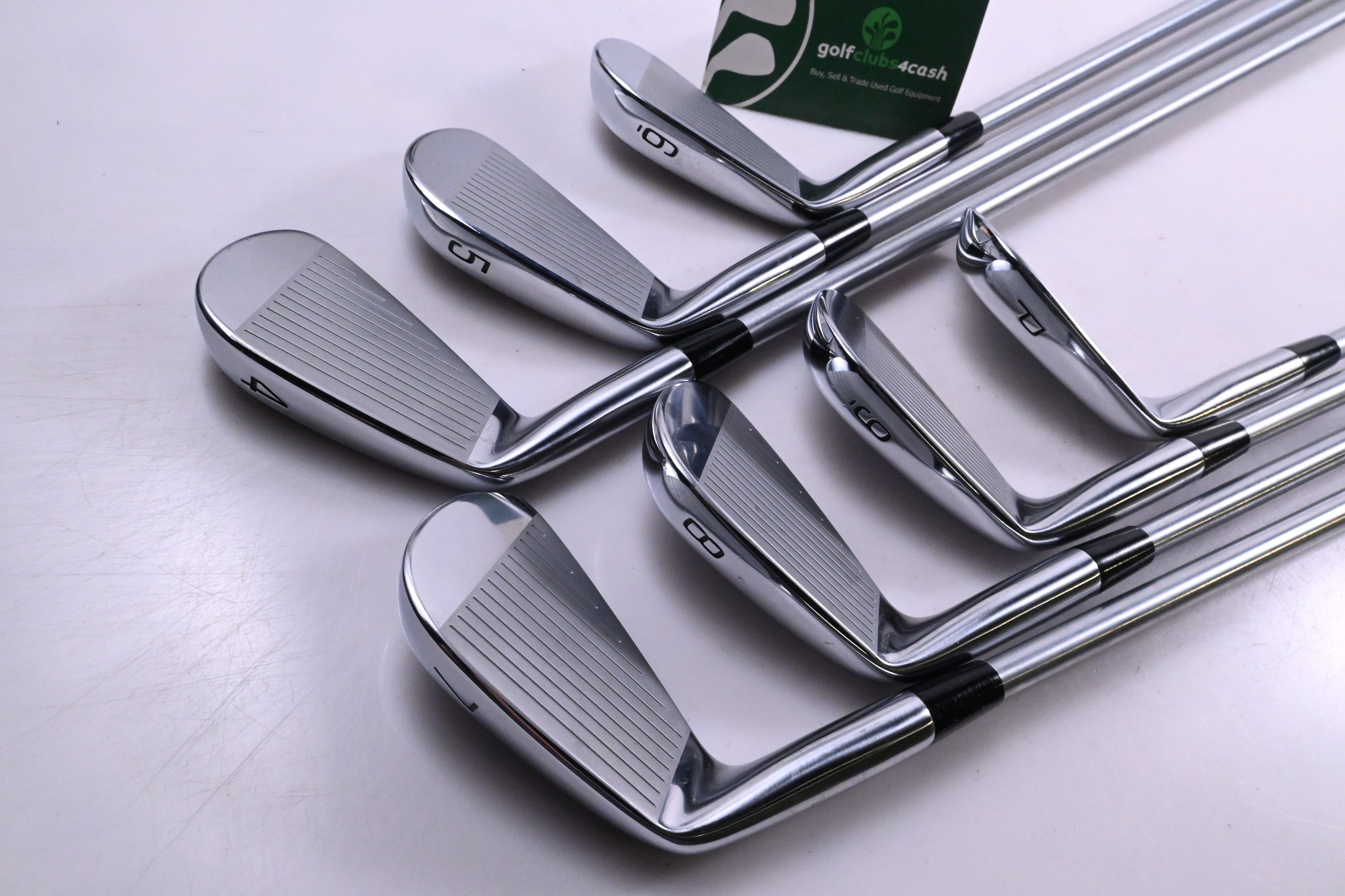 Mizuno Pro 221 Irons / 4-PW / Stiff Flex Project X LZ 120 Shafts