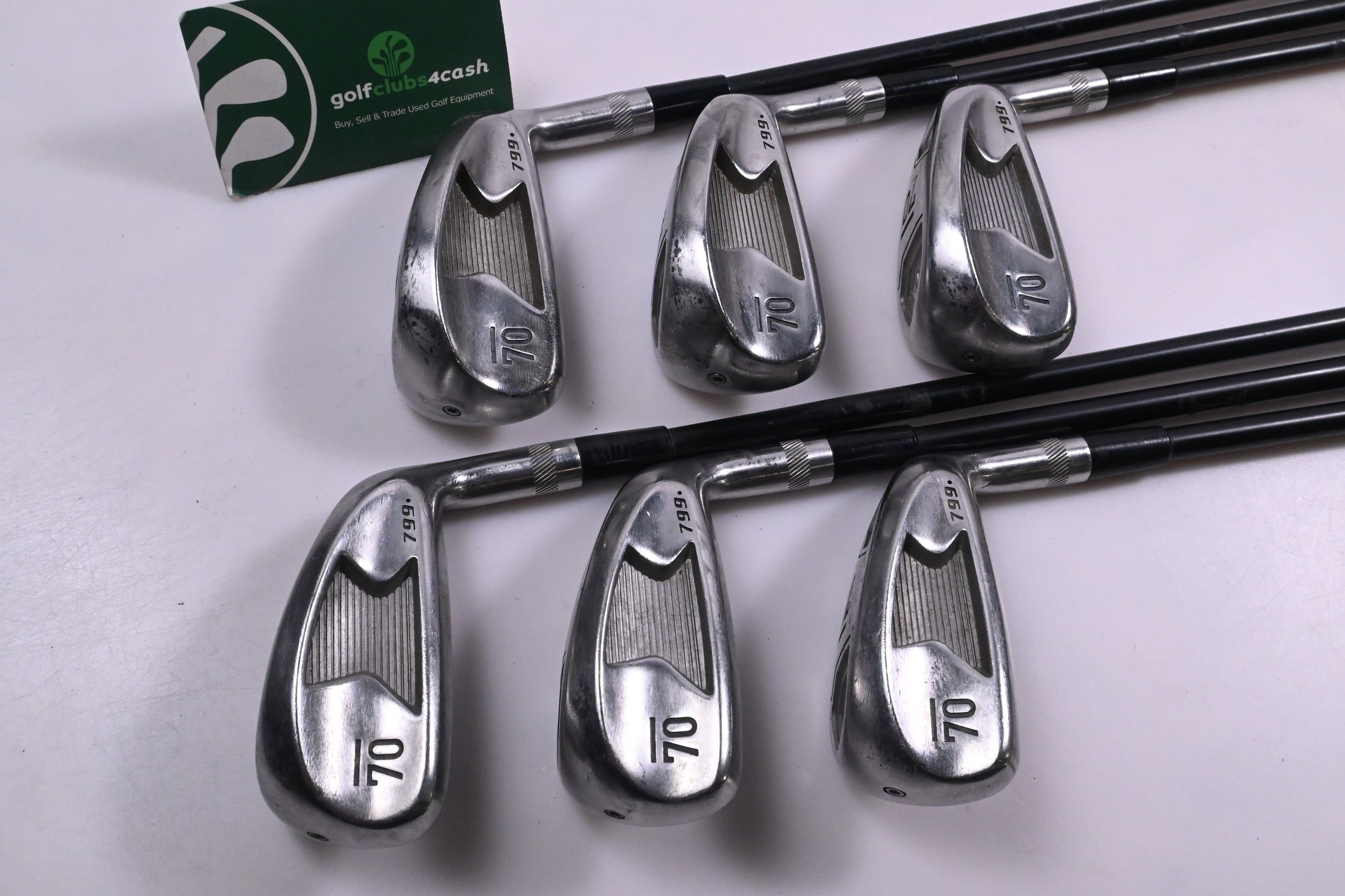 Sub 70 799 Irons / 5-PW / Regular Flex Project X Black Shafts