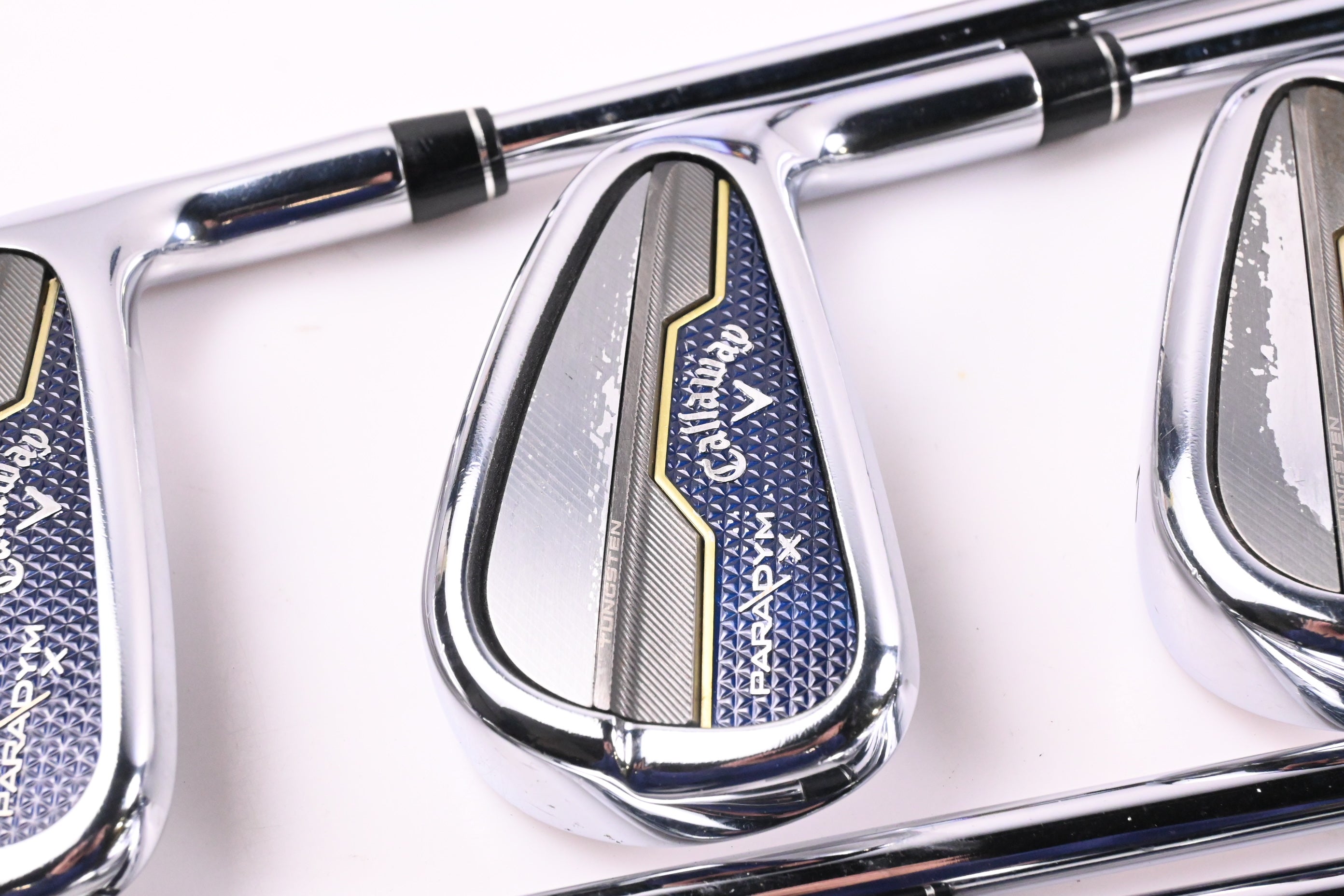 Callaway Paradym X Irons / 5-PW+GW / Stiff Flex Elevate MPH 95 Shafts