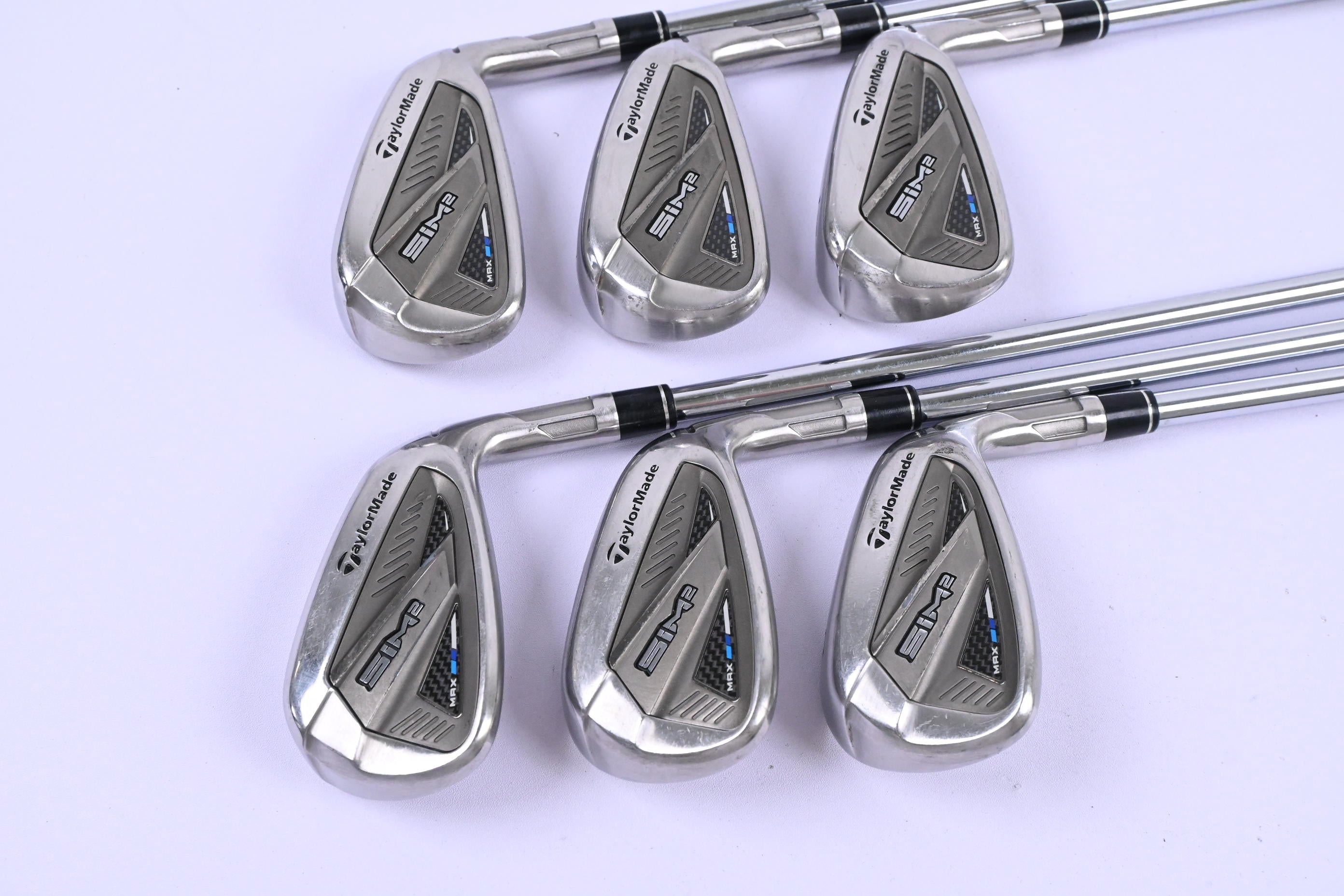 Taylormade SIM2 Max Irons / 5-PW / Regular Flex KBS Max MT 85 Shafts