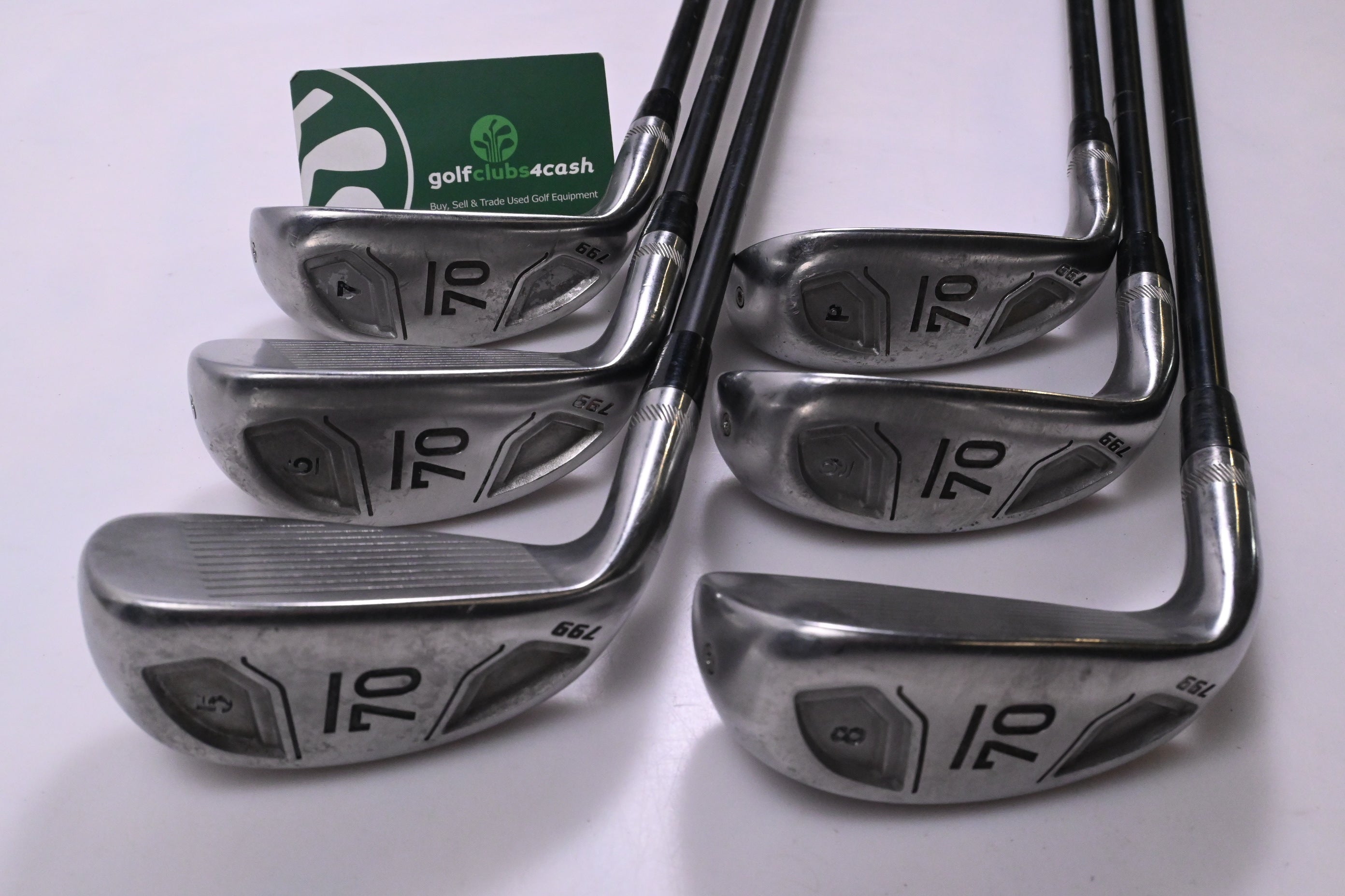 Sub 70 799 Irons / 5-PW / Regular Flex Project X Black Shafts