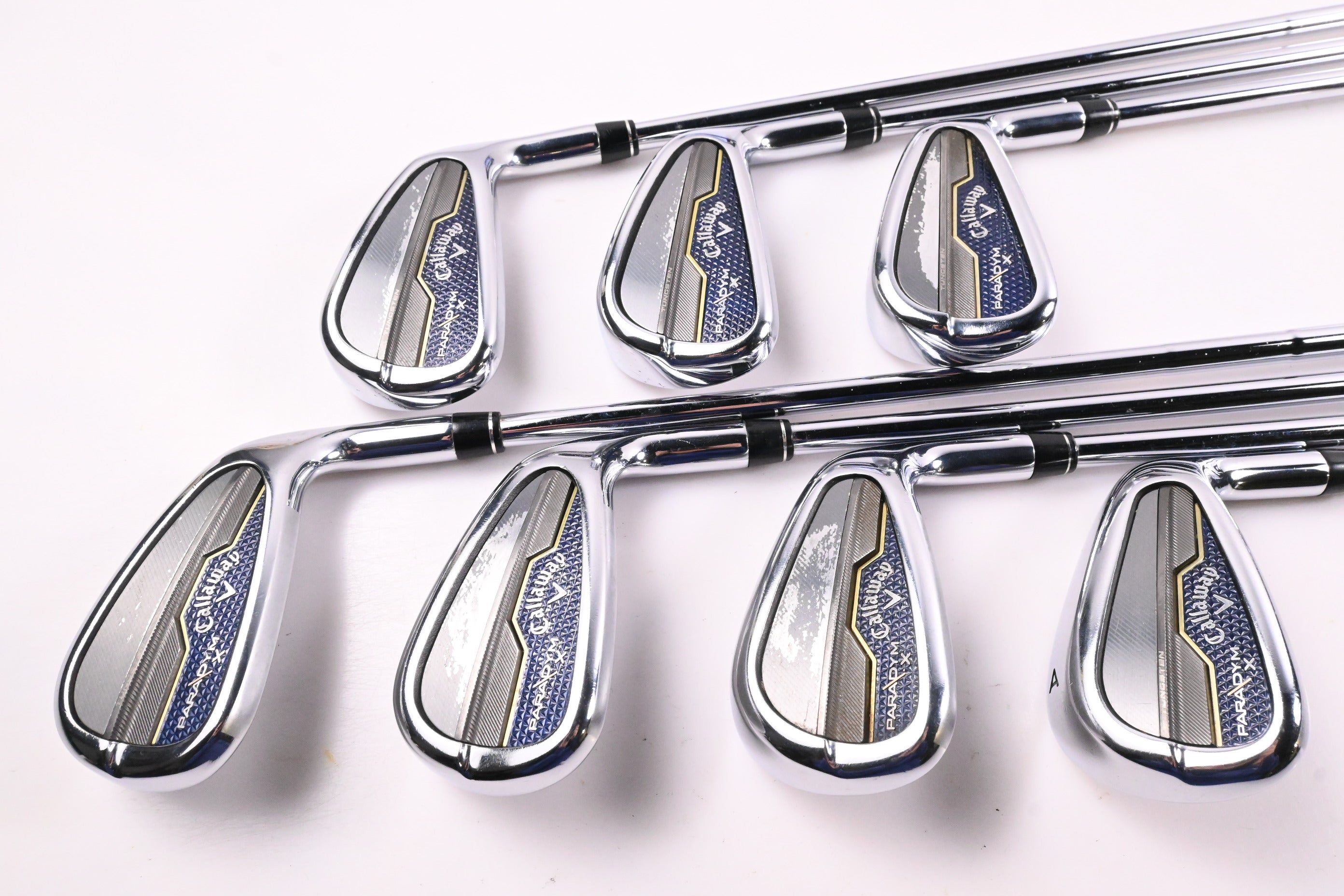 Callaway Paradym X Irons / 5-PW+GW / Stiff Flex Elevate MPH 95 Shafts