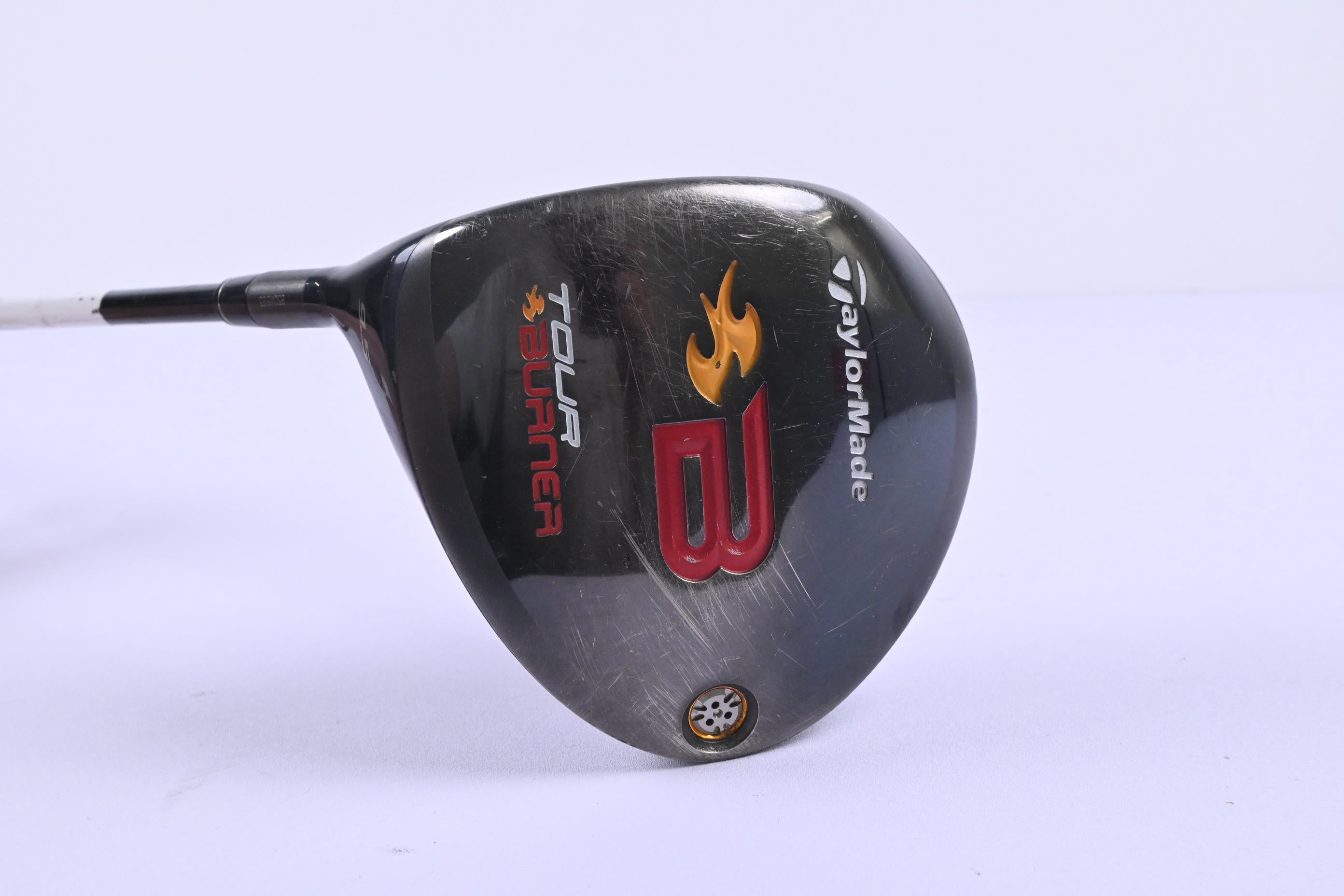 Left Hand Taylormade Tour Burner Driver / 9.5 Degree / Stiff Flex REAX 60 Shaft
