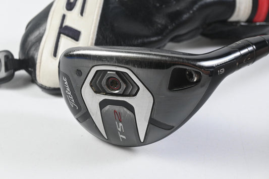 Titleist TS2 #3 Hybrid / 19 Degree / Stiff Flex Hzrdus Smoke Black 80
