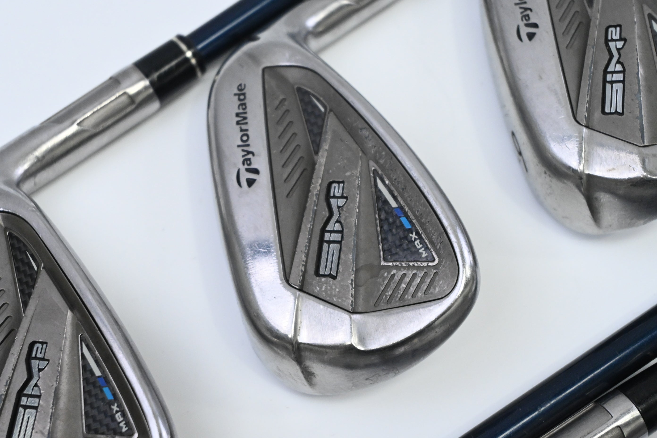 Taylormade SIM2 Max Irons / 7-PW+AW+SW / Senior Flex Fujikura Ventus Blue 5