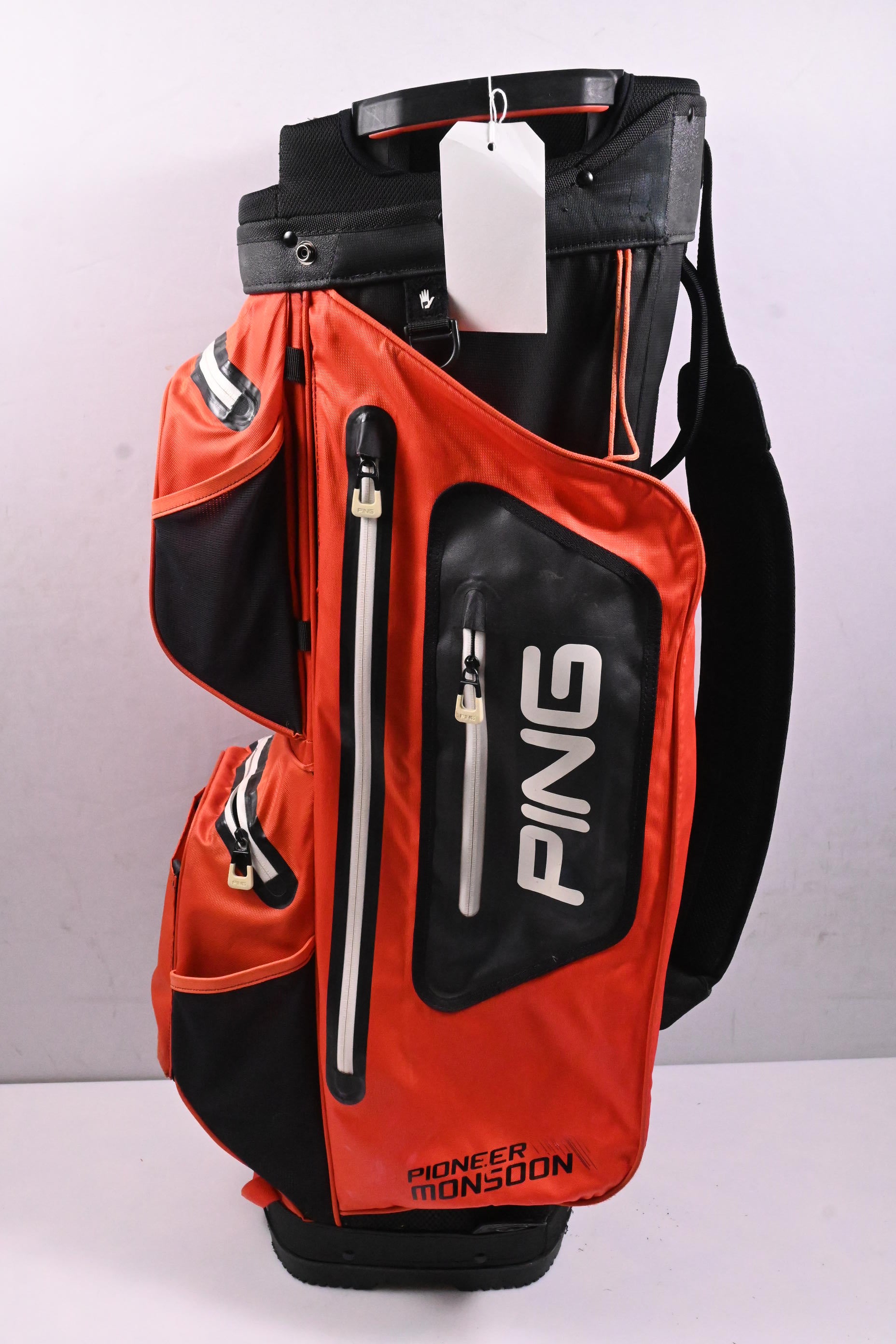 Ping Pioneer Monsoon Cart Bag / 15-Way Divider / Black, Red