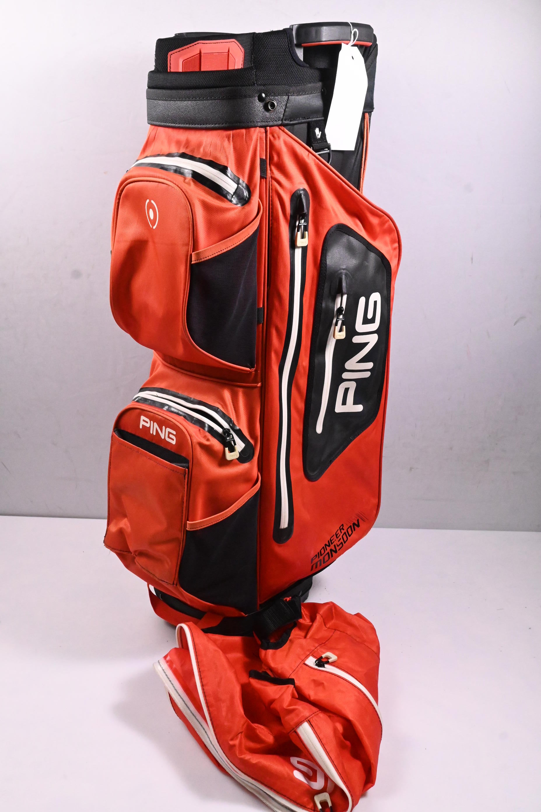 Ping Pioneer Monsoon Cart Bag / 15-Way Divider / Black, Red