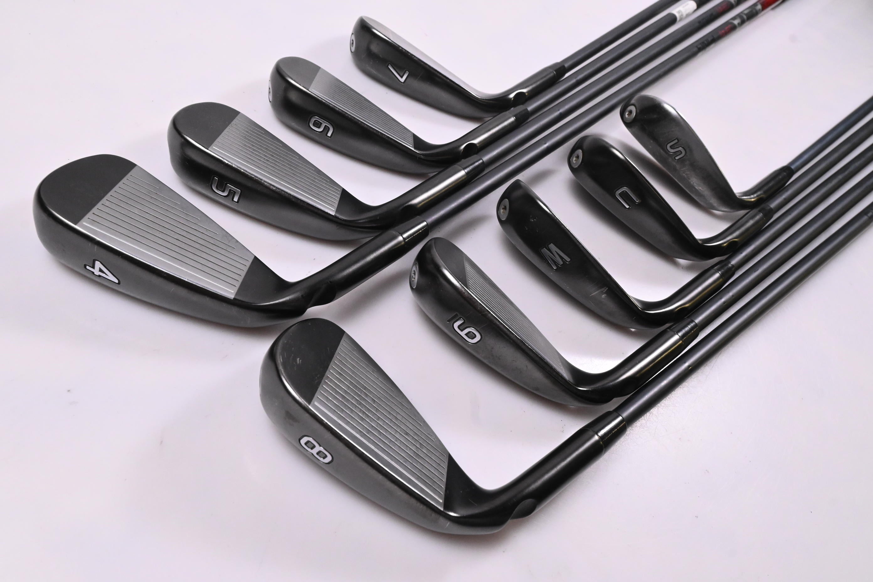 Ping G710 Irons / 4-PW+GW+SW / Blue Dot / Regular Flex Ping Alta CB Red