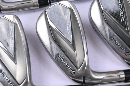 Left Hand Taylormade Stealth Irons / 5-PW / Stiff Flex N.S.Pro Modus Tour 105