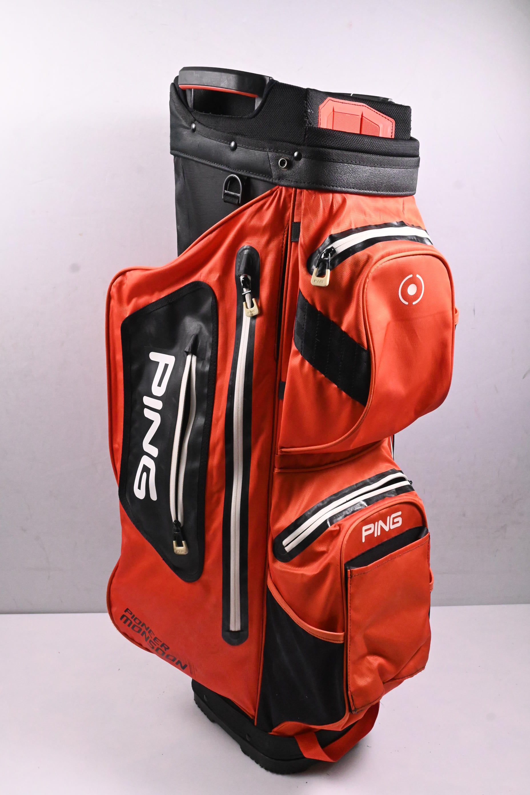 Ping Pioneer Monsoon Cart Bag / 15-Way Divider / Black, Red