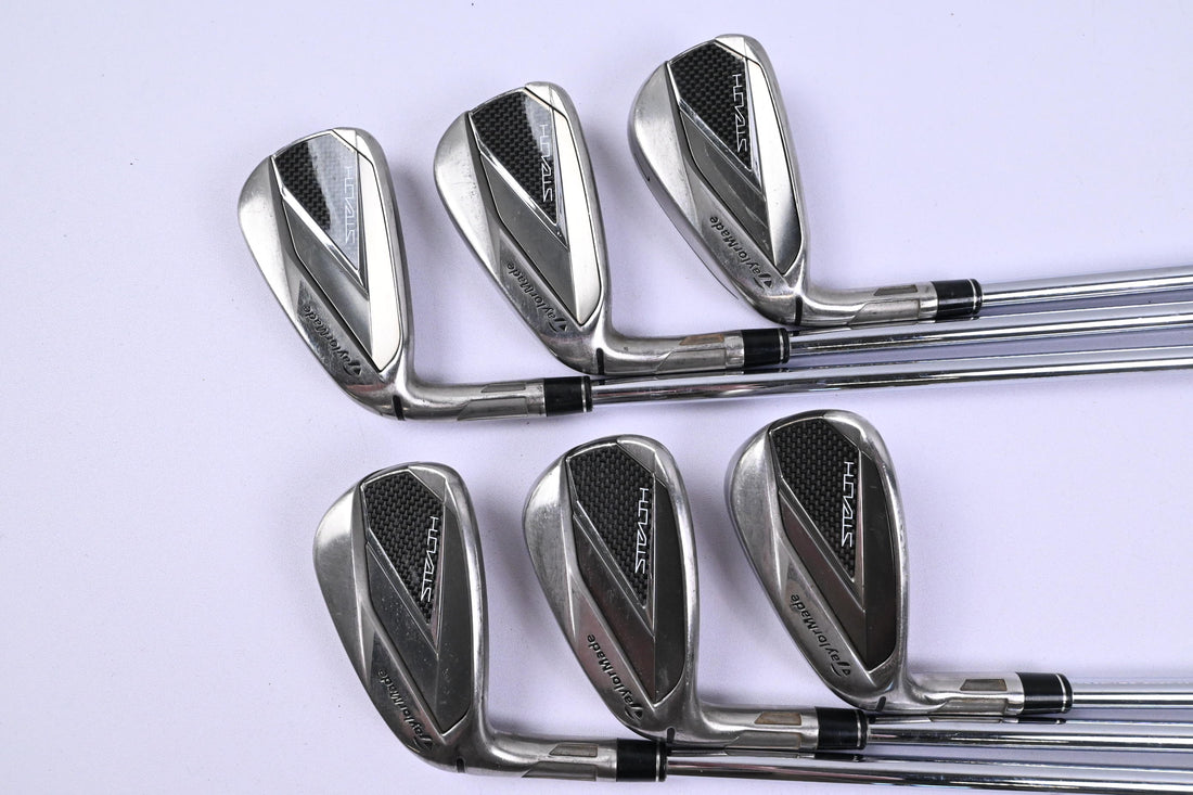 Left Hand Taylormade Stealth Irons / 5-PW / Stiff Flex N.S.Pro Modus Tour 105