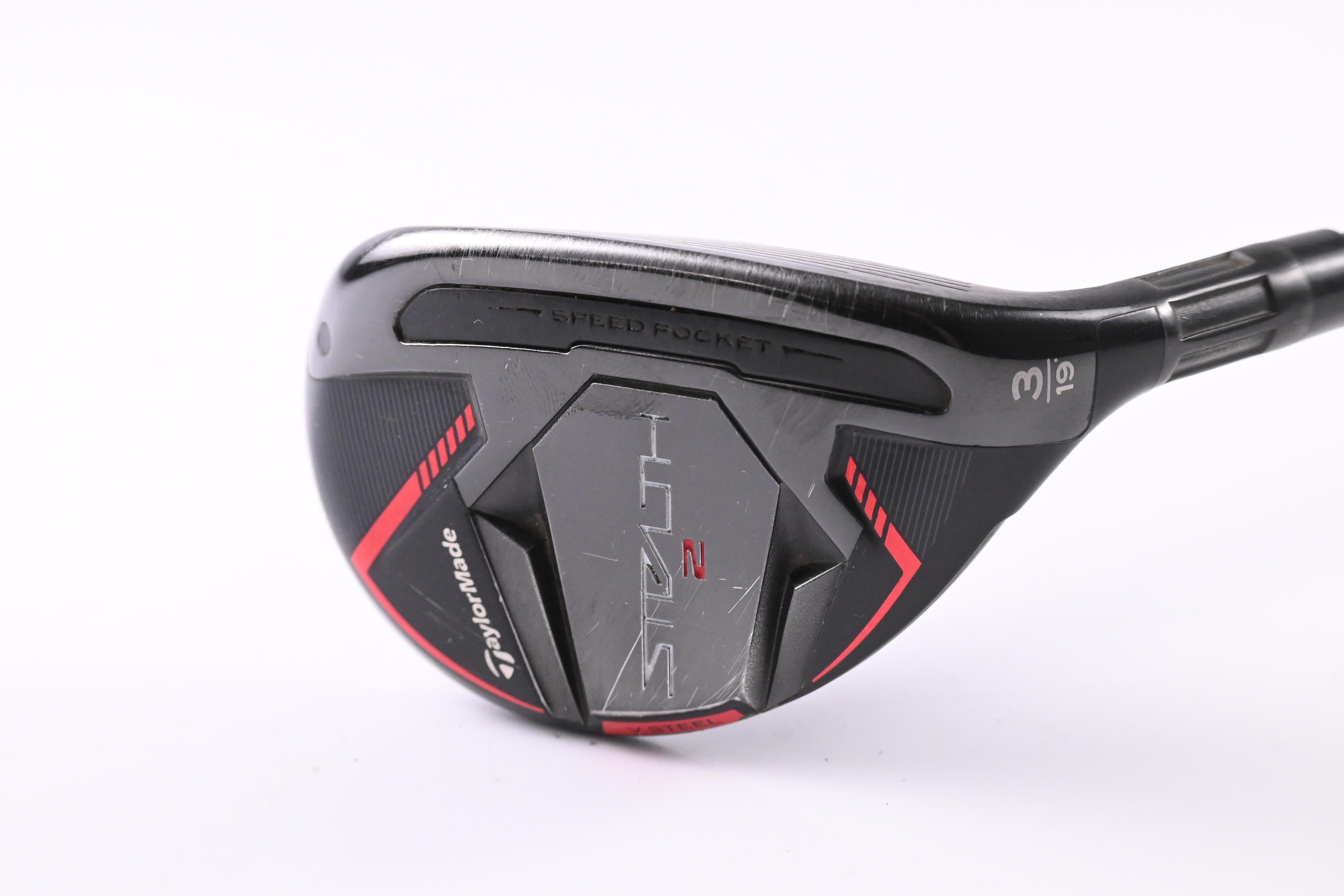 Taylormade Stealth 2 #3 Hybrid / 19 Degree / Stiff Flex Ventus TR Red 7 Shaft
