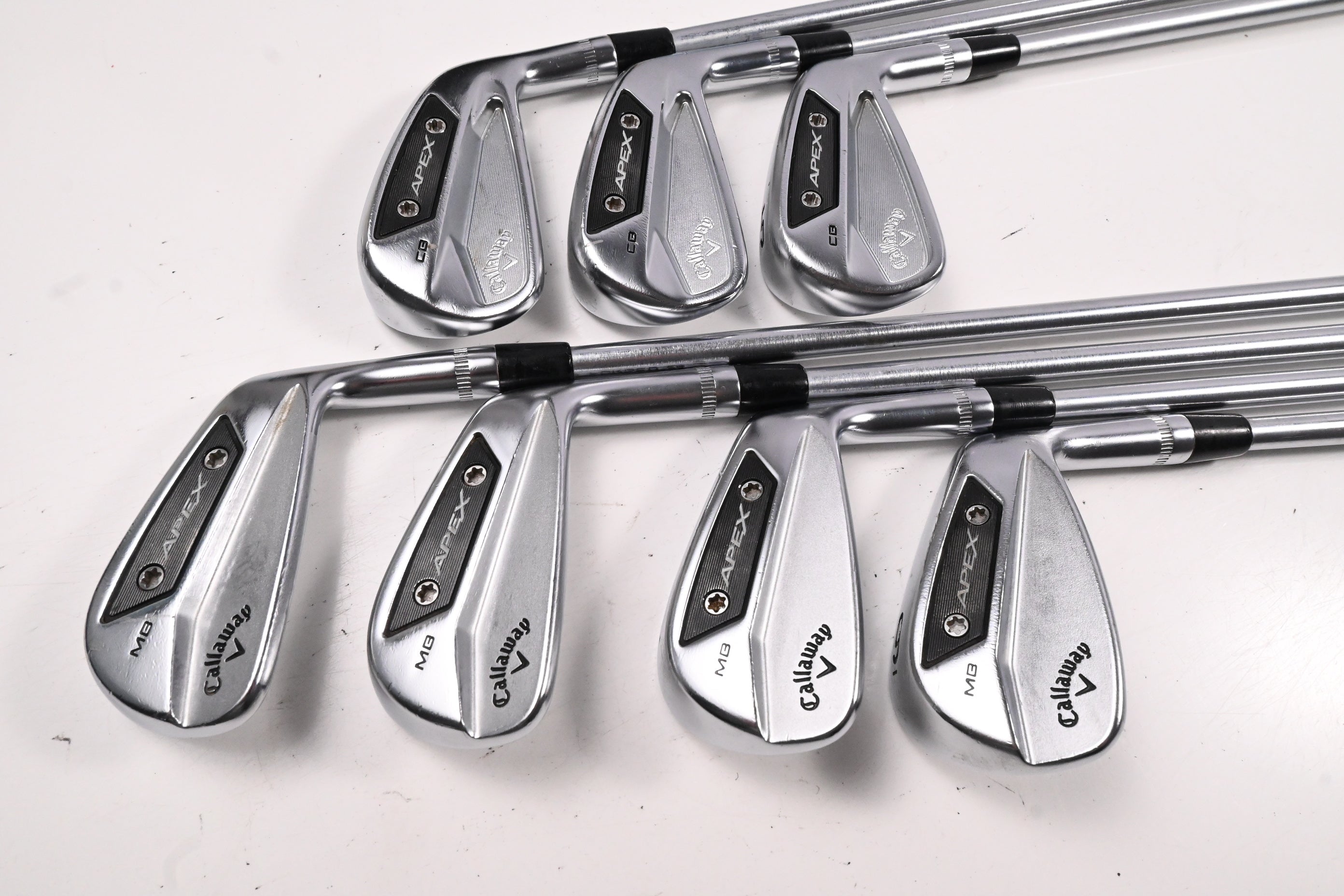 Callaway Apex CB/MB Combo 24 Irons / 3-9i / X-Flex Project X LZ 125 Shafts