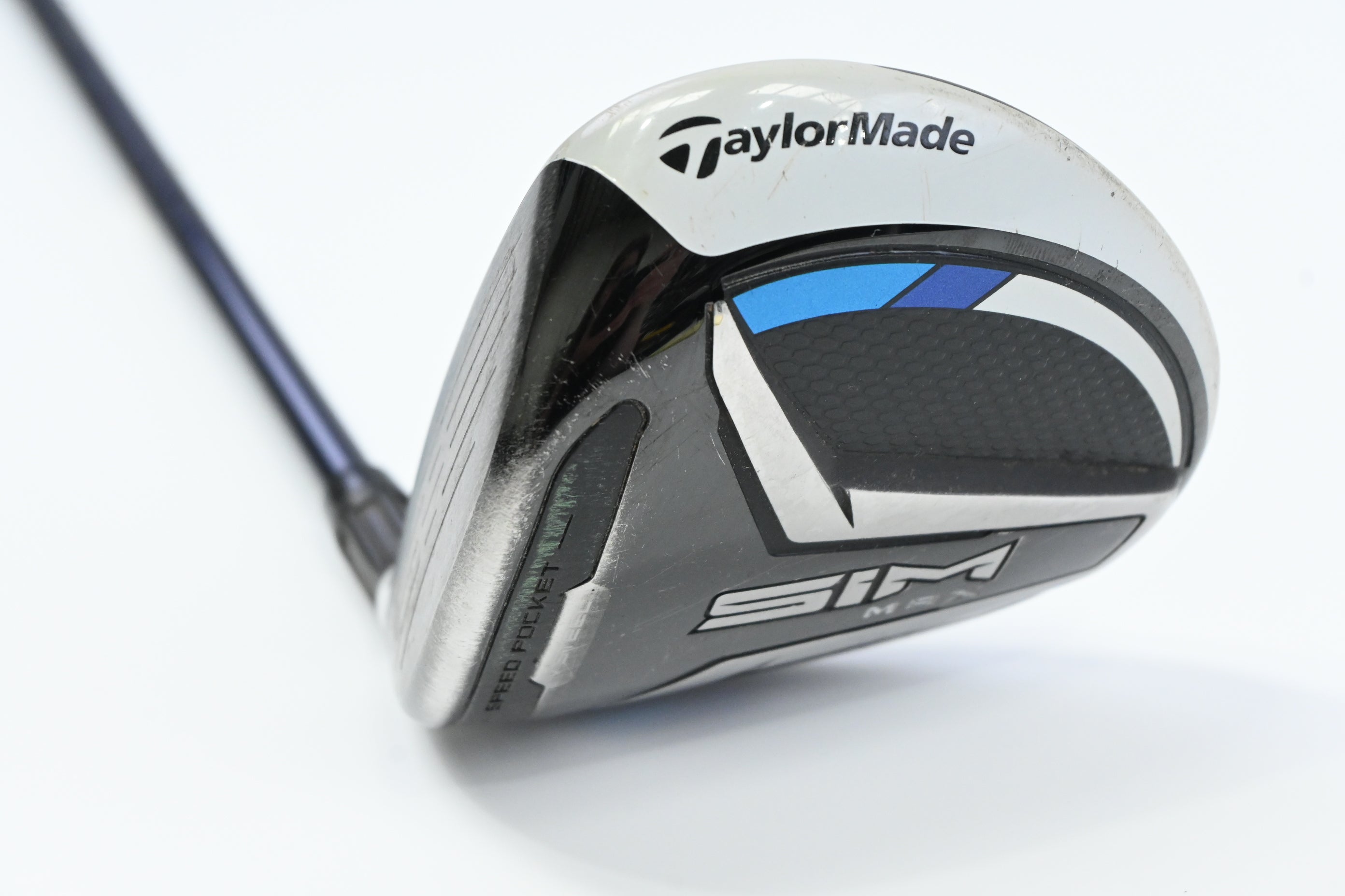 Left Hand Taylormade SIM Max #3 Wood / 15 Degree / Stiff Flex Ventus Blue 6