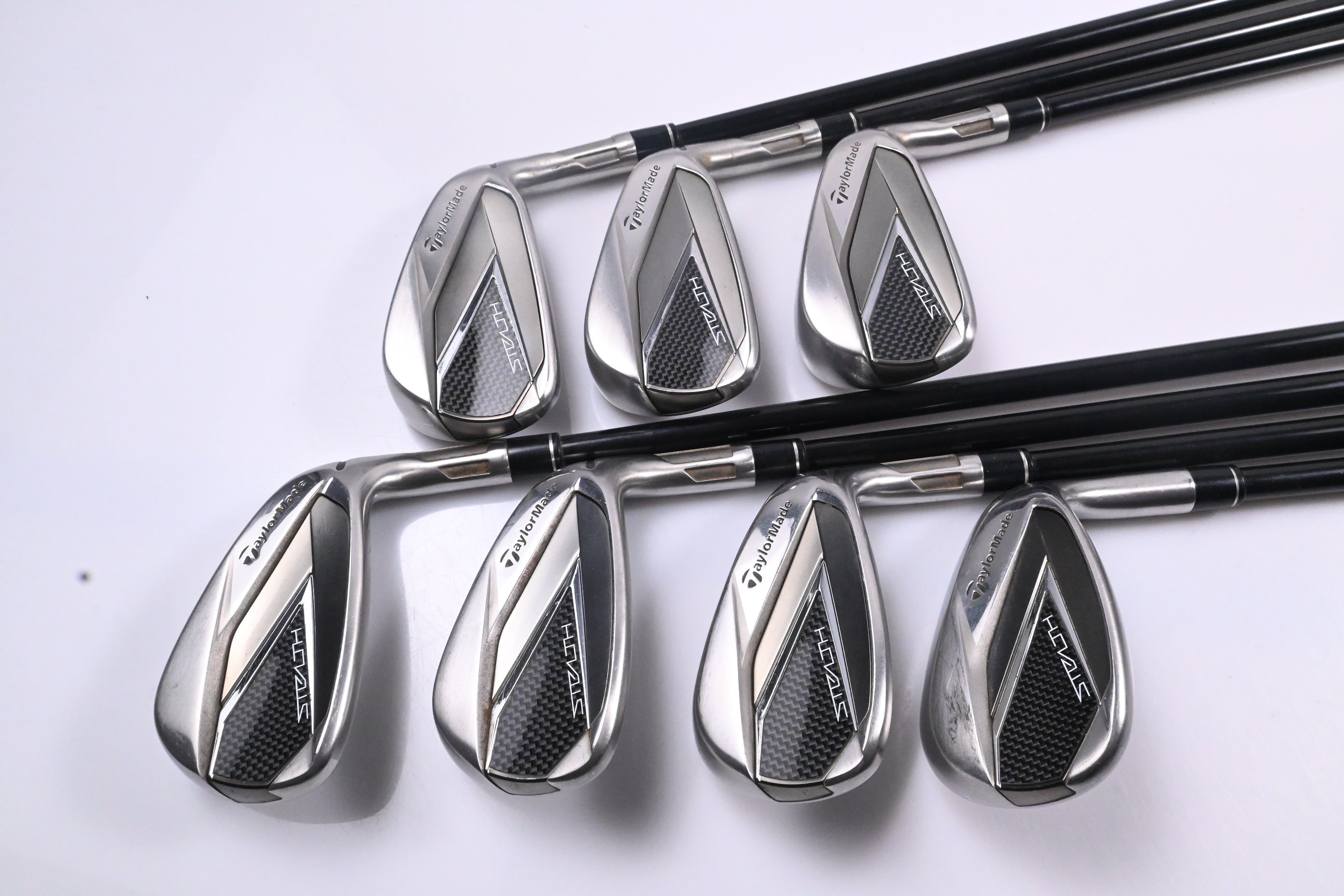 Taylormade Stealth Irons / 5-PW+SW / Regular Flex Fujikura Ventus Red 6 Shafts