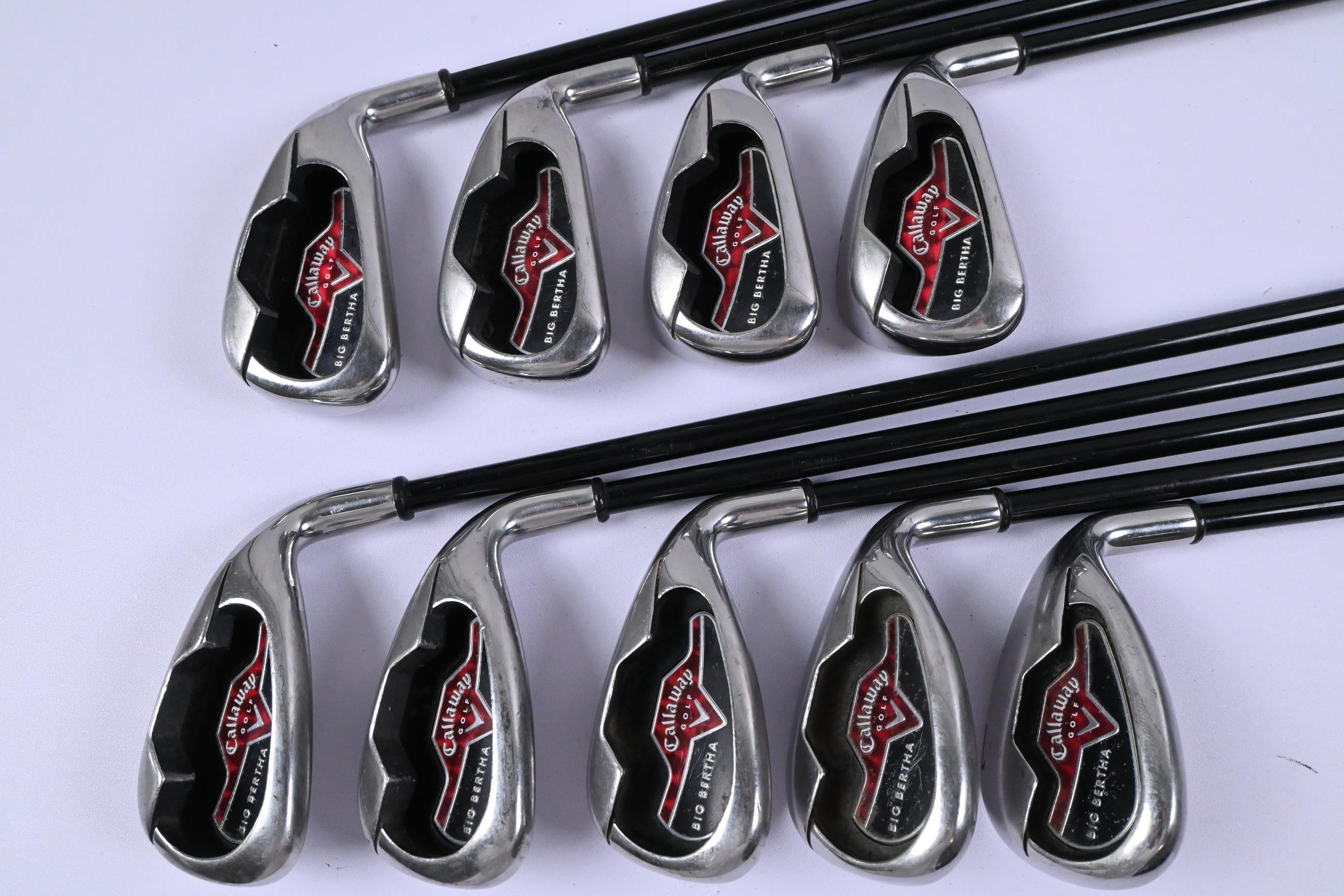 Callaway Big Bertha 2006 Irons / 4-PW+SW+LW / Regular Flex Callaway 75 Shafts