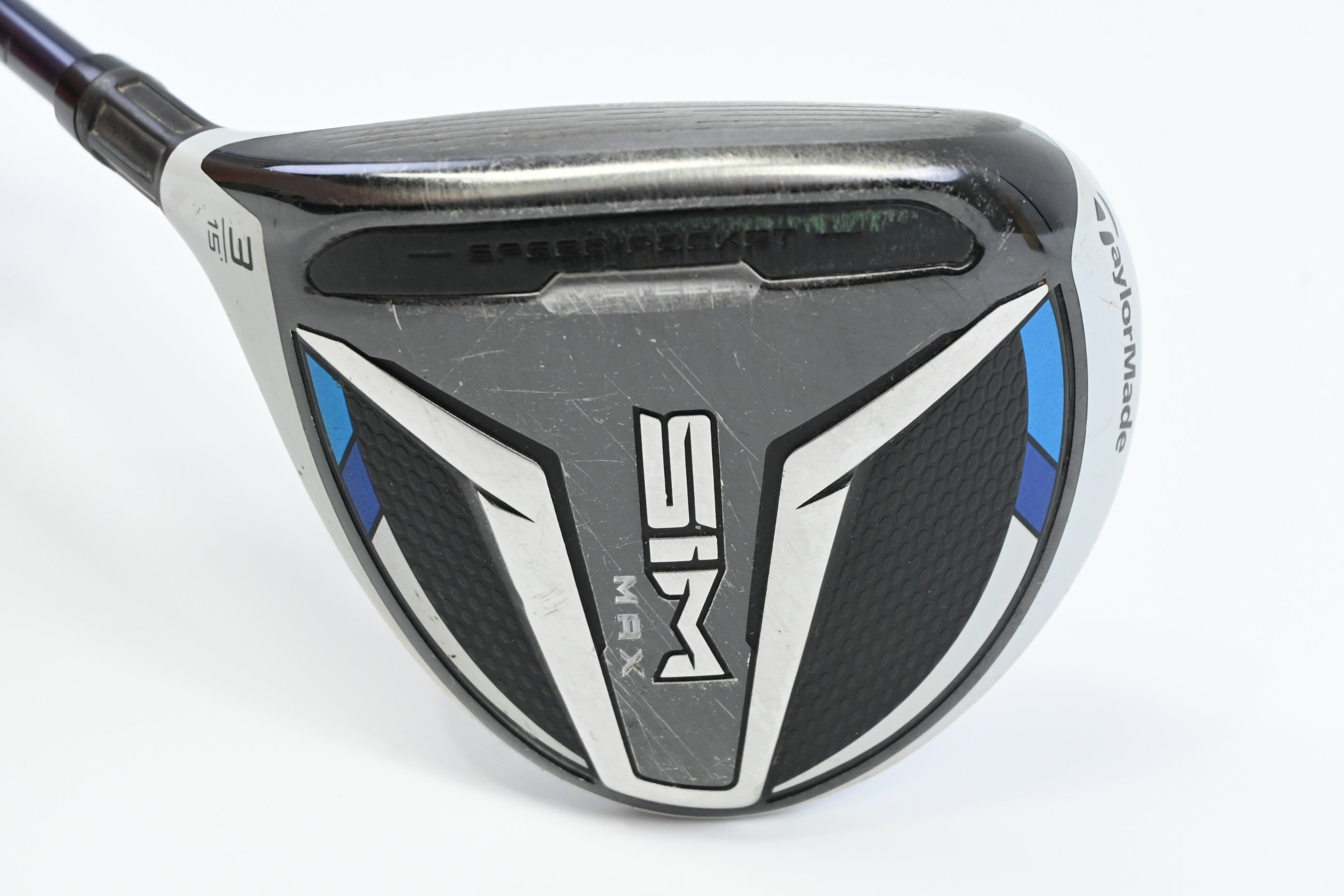 Left Hand Taylormade SIM Max #3 Wood / 15 Degree / Stiff Flex Ventus Blue 6