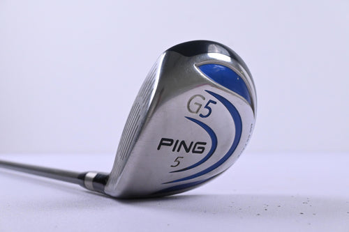 Left Hand Ping G5 #5 Wood / 18 Degree / Senior Flex Ping TFC 100 F Shaft