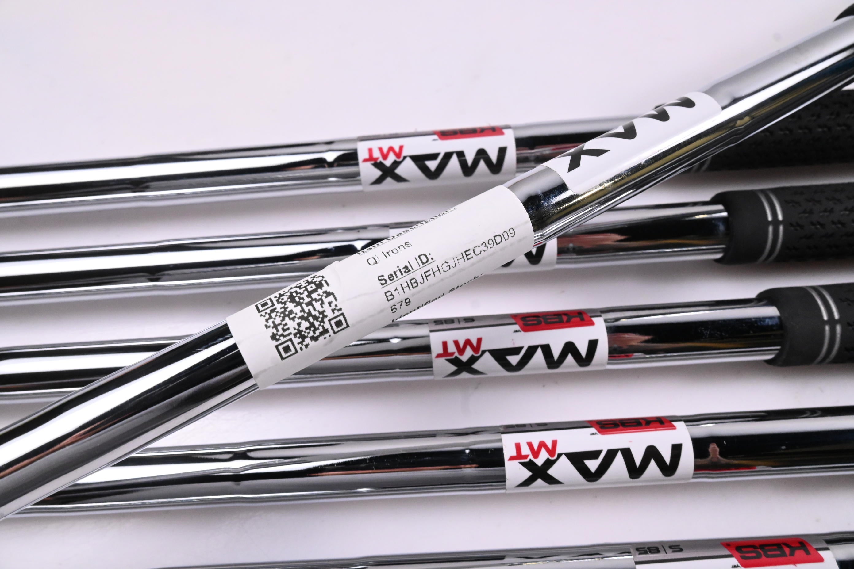 Taylormade Qi Irons / 5-PW / Stiff Flex KBS MAX MT 85 Shafts