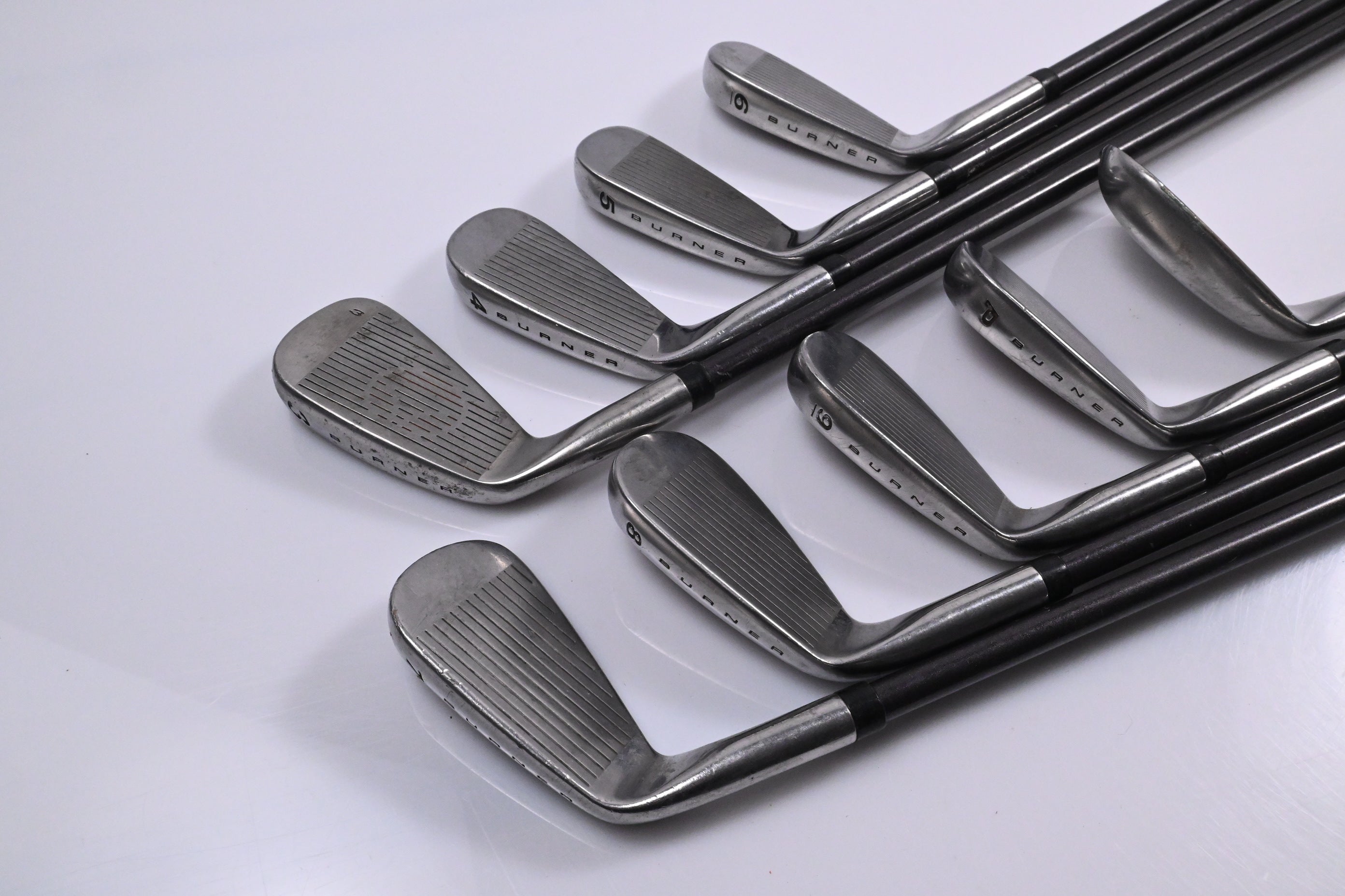 Taylormade Burner Tour Irons / 3-PW+SW / Stiff Flex Taylormade Bubble 90 Shafts