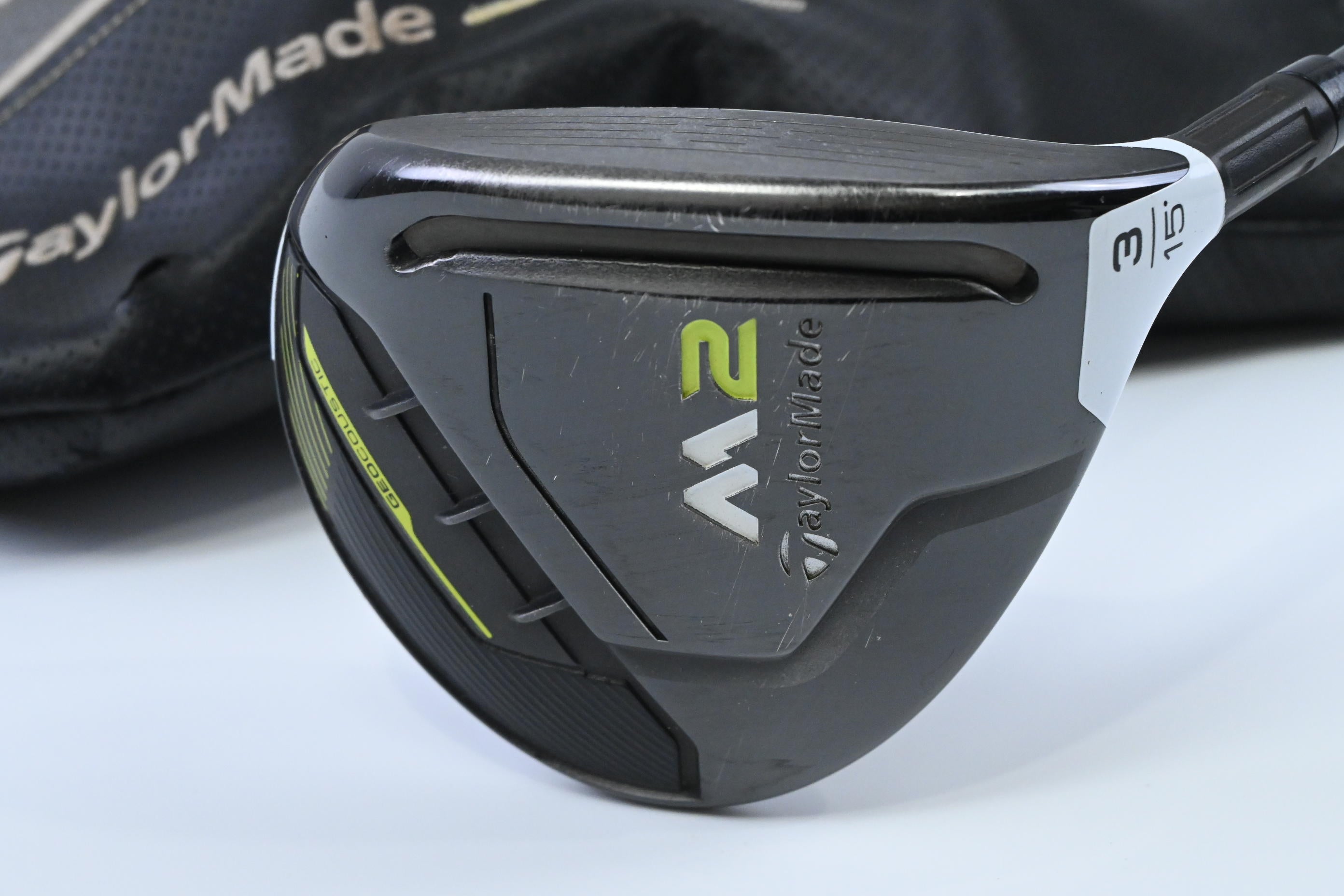 Taylormade M2 2017 #3 Wood / 15 Degree / Stiff Flex Taylormade M2 Reax 65 Shaft