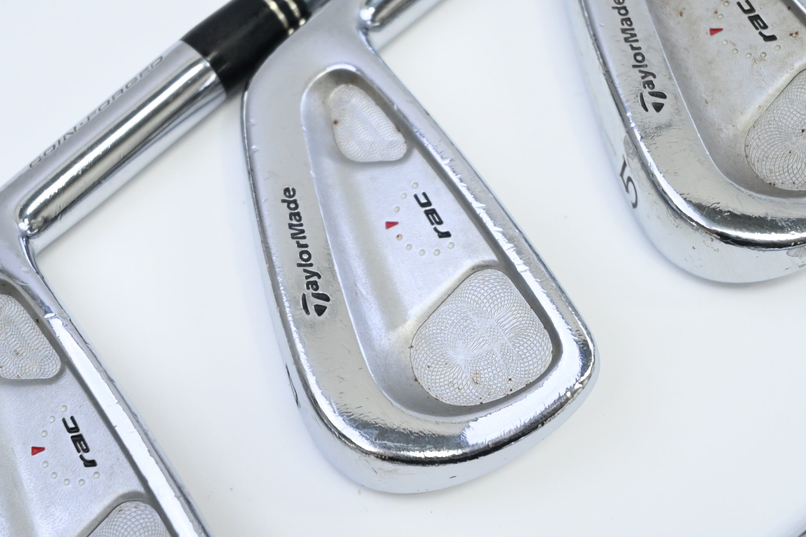 Taylormade RAC CB Coin Forged Irons / 3-9+48° / Stiff Flex Dynamic Gold S300