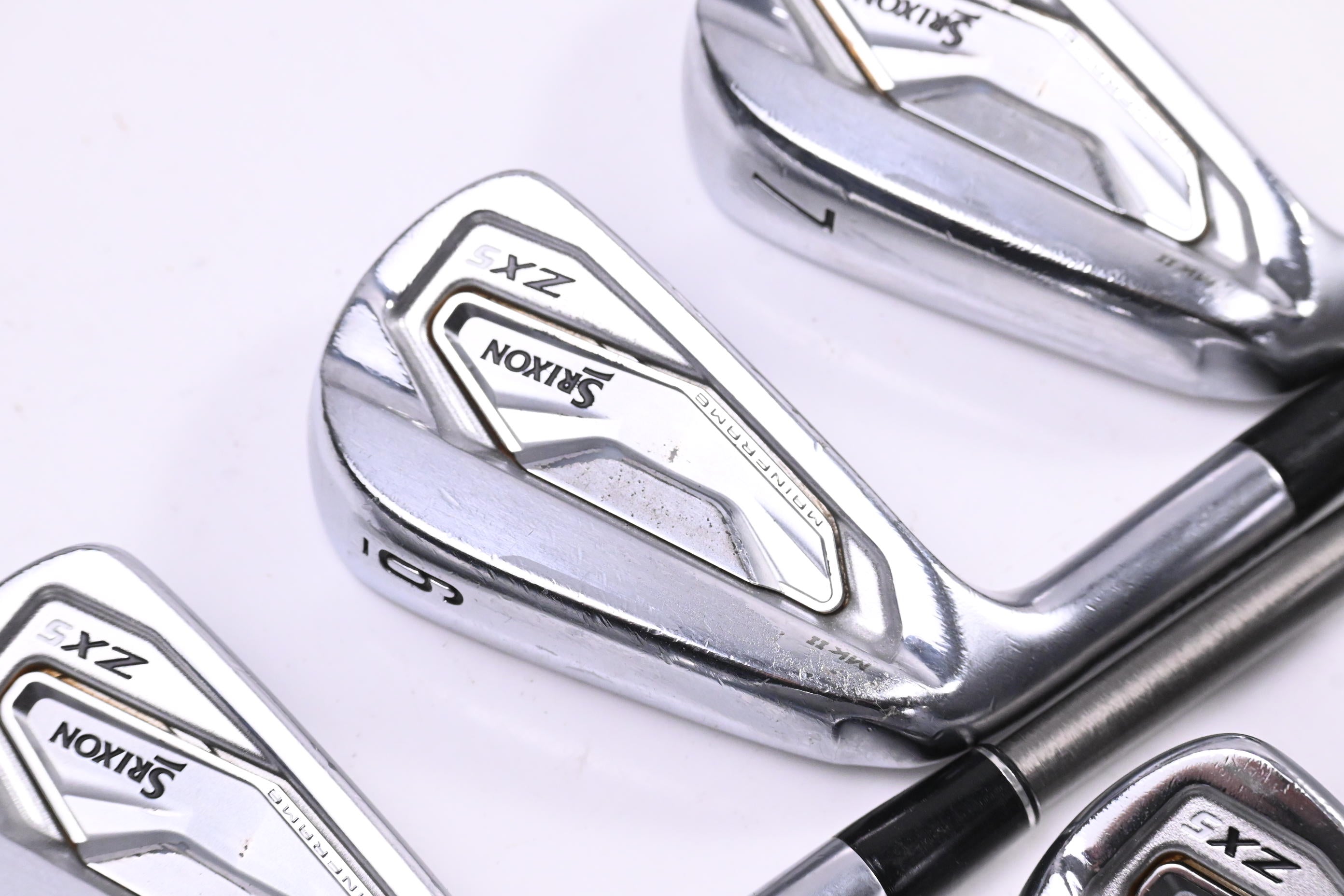 Left Hand Srixon ZX5 MK II 2023 Irons / 5-PW / Stiff Flex SteelFiber i95 Shafts