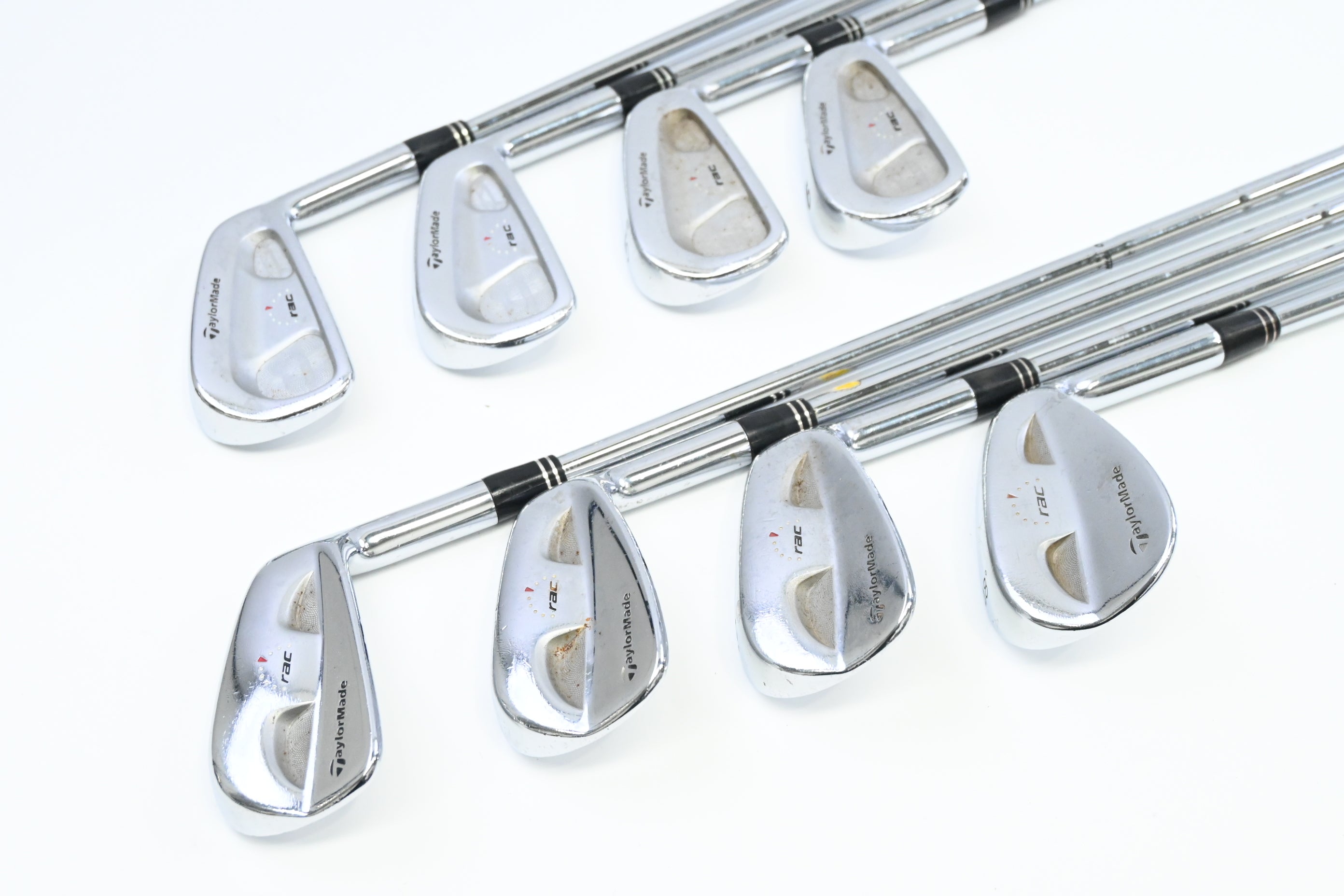 Taylormade RAC CB Coin Forged Irons / 3-9+48° / Stiff Flex Dynamic Gold S300
