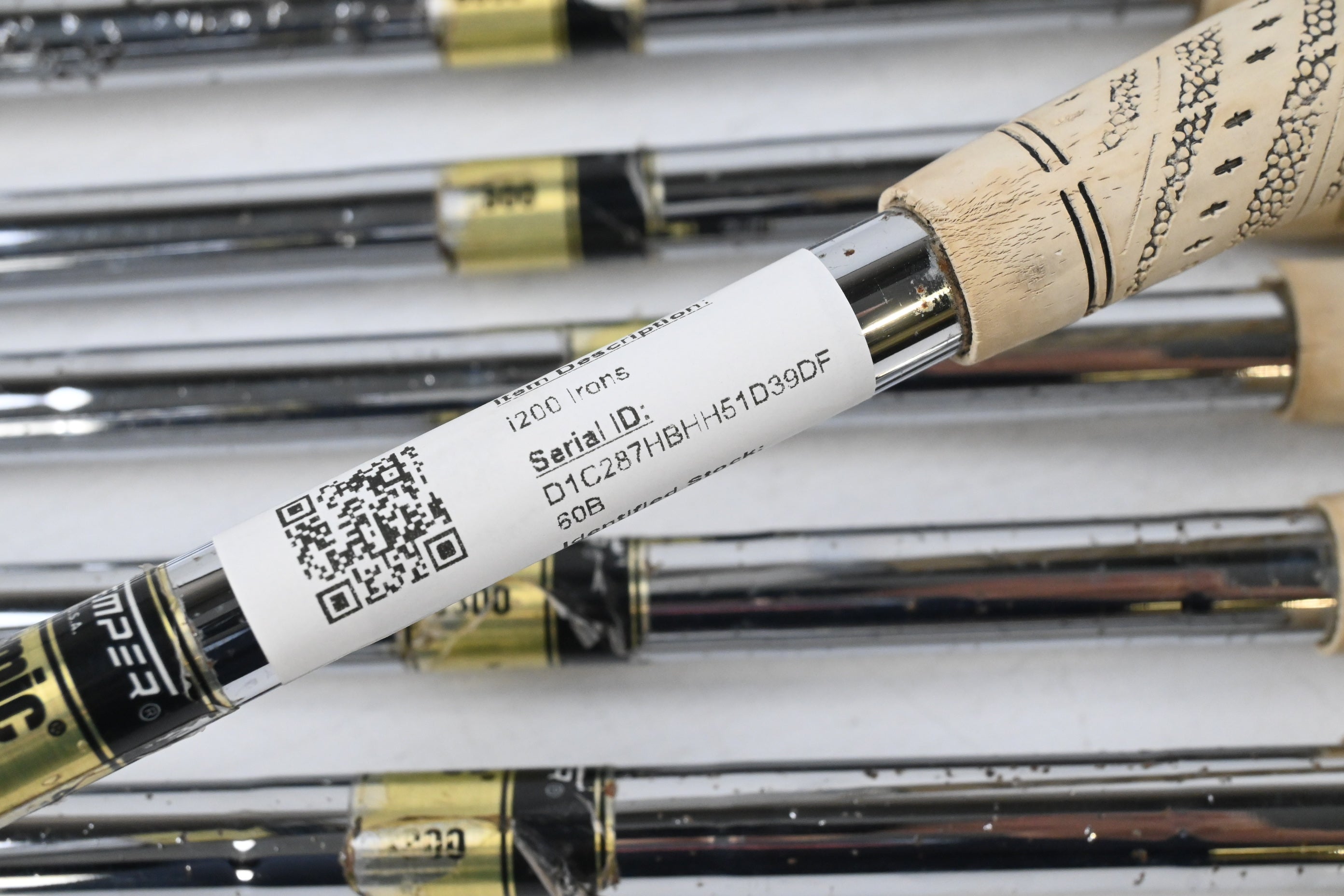 Ping i200 Irons / 4-PW / Black Dot / Stiff Flex Dynamic Gold S300 Shafts