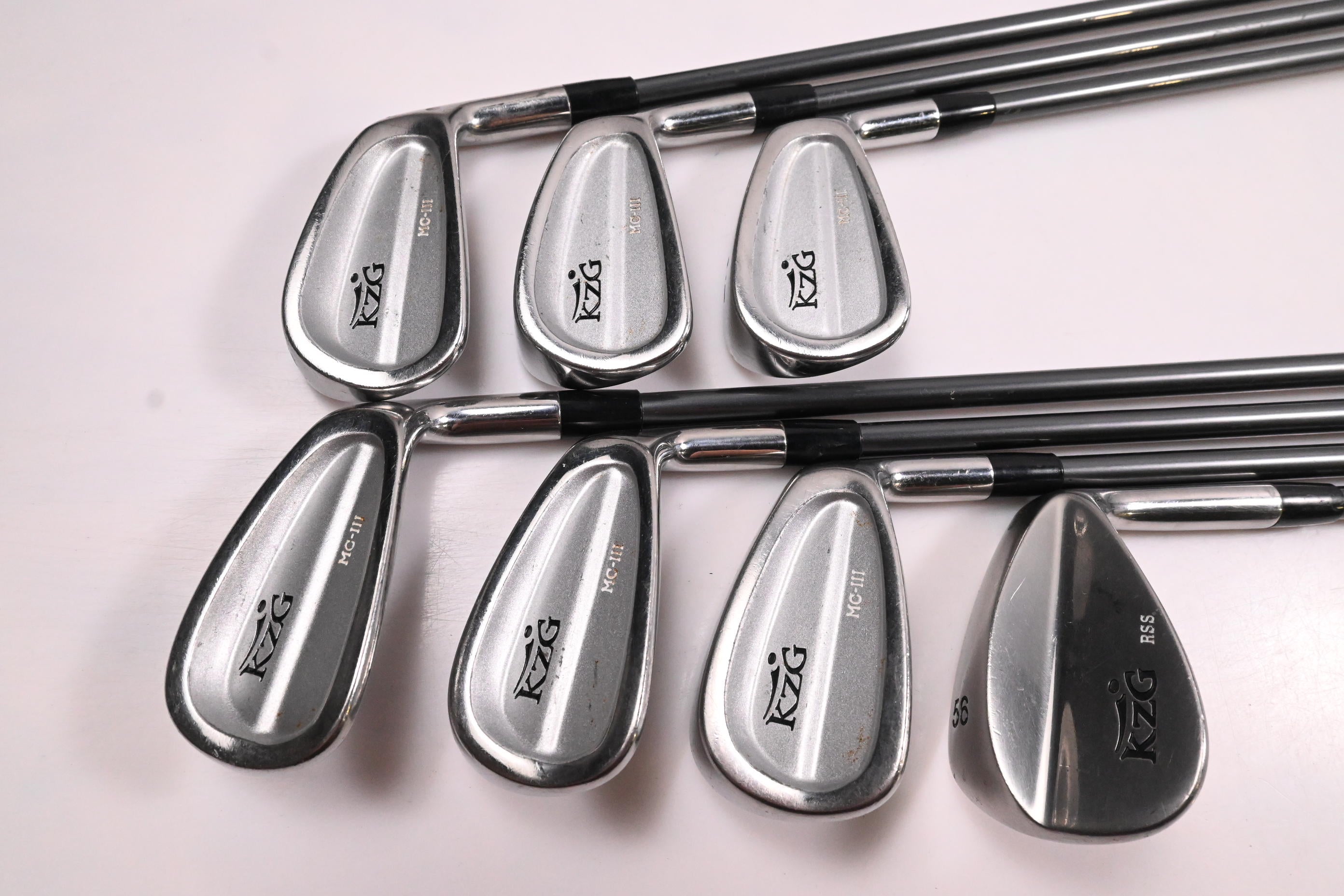 KZG Irons / 5-PW+56° / Regular Flex Matrix Ozik Studio 64 Shafts