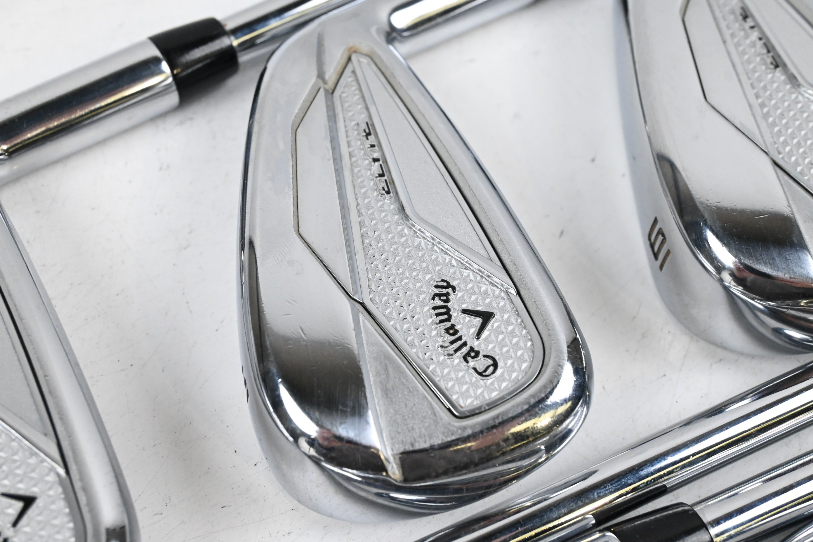 Callaway Elyte Irons / 4-PW / Stiff Flex Dynamic Gold Mid S300 100 Shafts