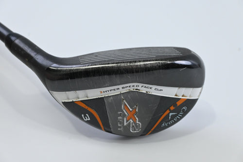 Left Hand Callaway X2 Hot #3 Hybrid / 19 Degree / Stiff Flex Callaway X2 Hot 65