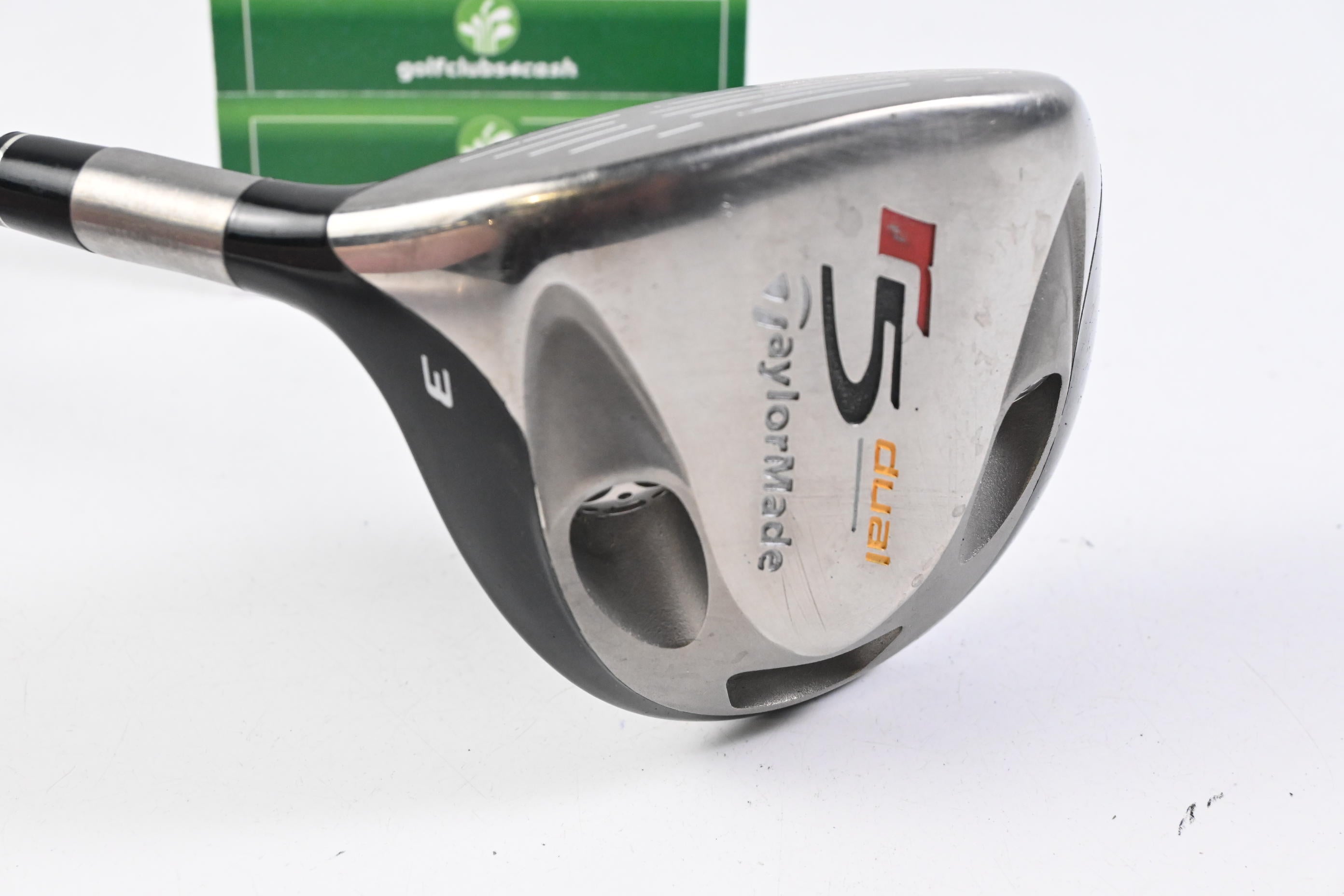 Left Hand Taylormade R5 Dual #3 Wood / 15 Degree / Stiff Flex M.A.S.2 55 Shaft