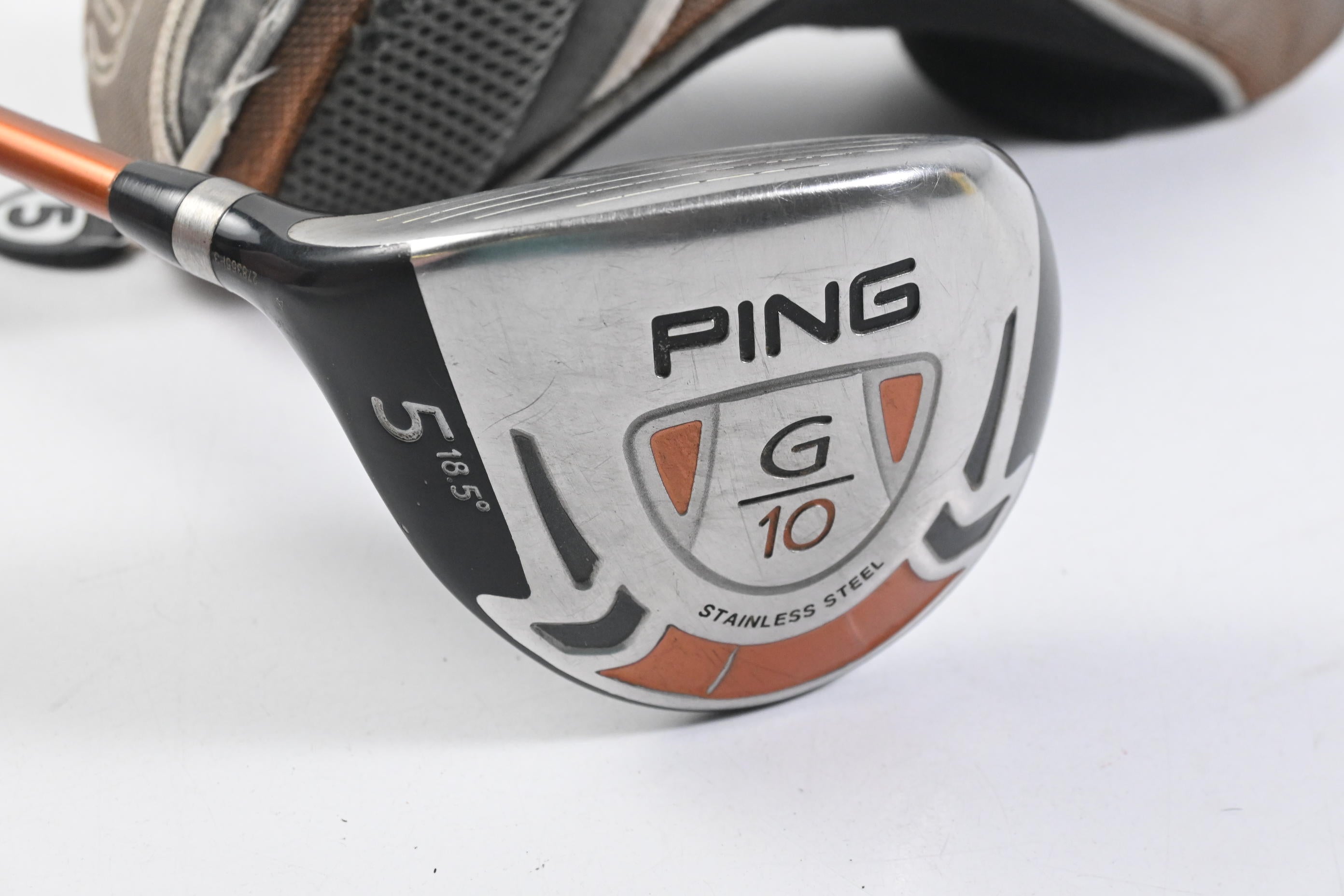 Left Hand Ping G10 #5 Wood / 18.5 Degree / Senior Flex Ping TFC 129 Shaft