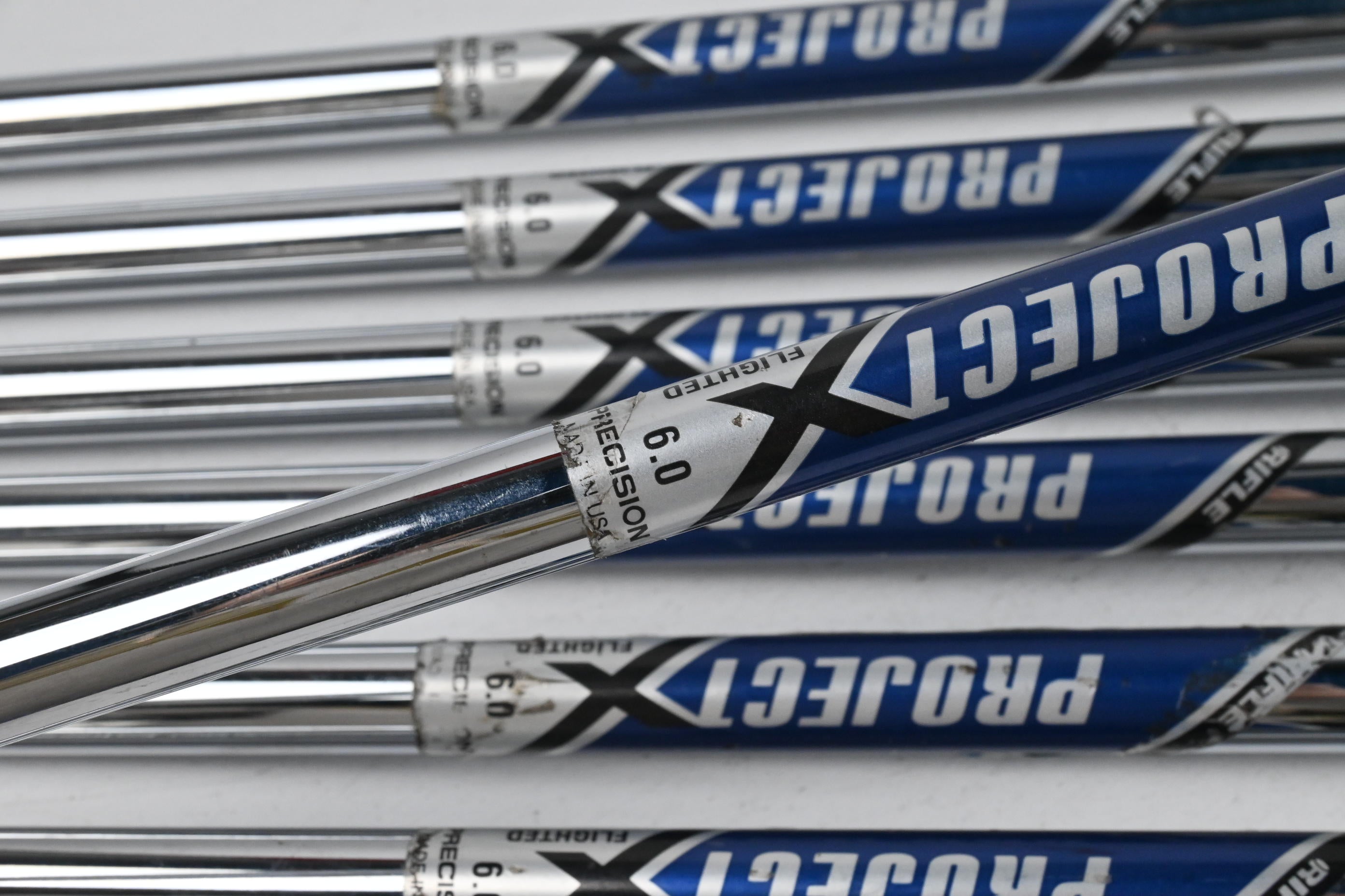 Callaway RAZR X Forged Irons / 3-PW / Stiff Flex Project X Rifle Flighted Shafts