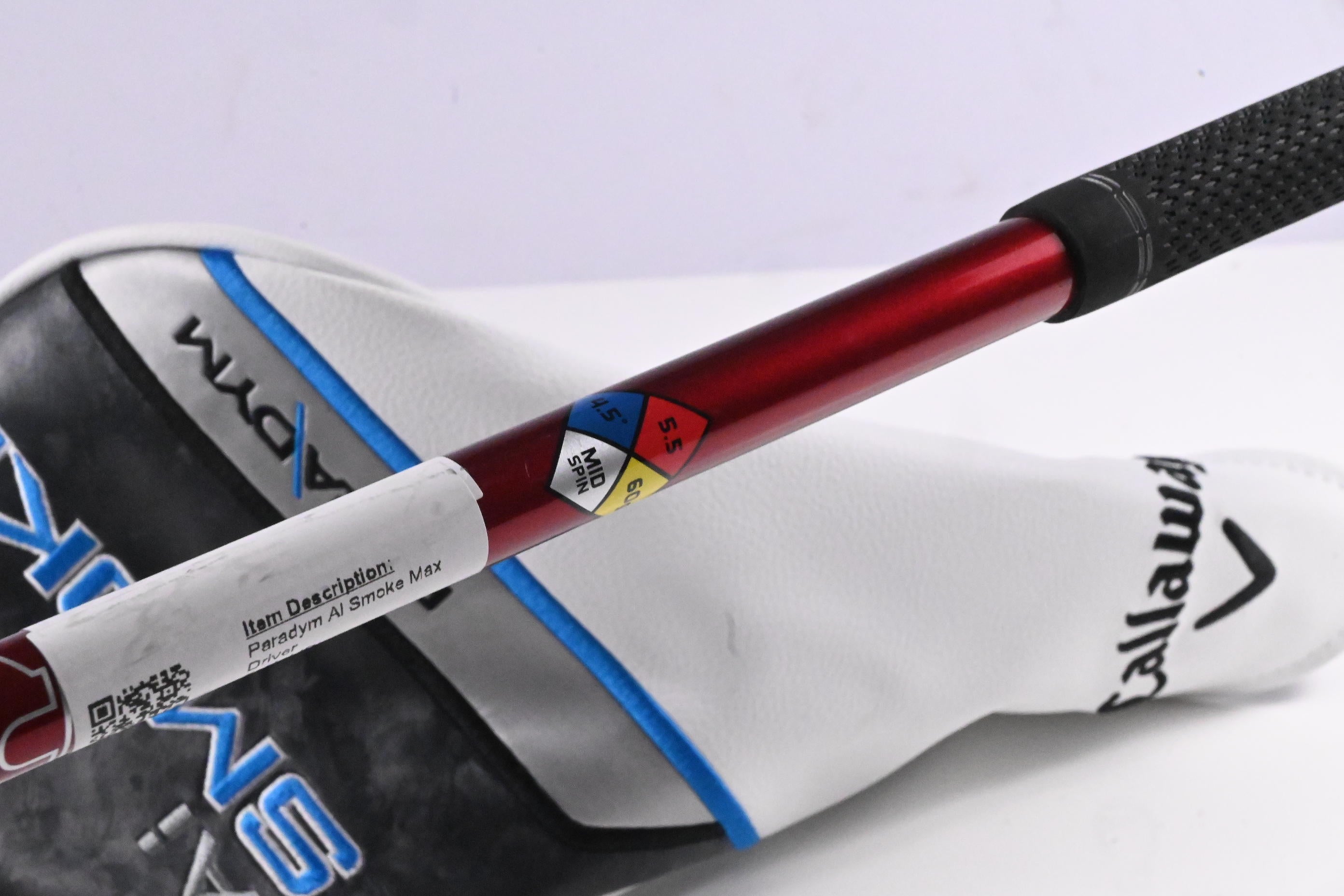 Callaway Paradym Ai Smoke Max Driver / 12 Degree / Regular Flex HZRDUS Red 60
