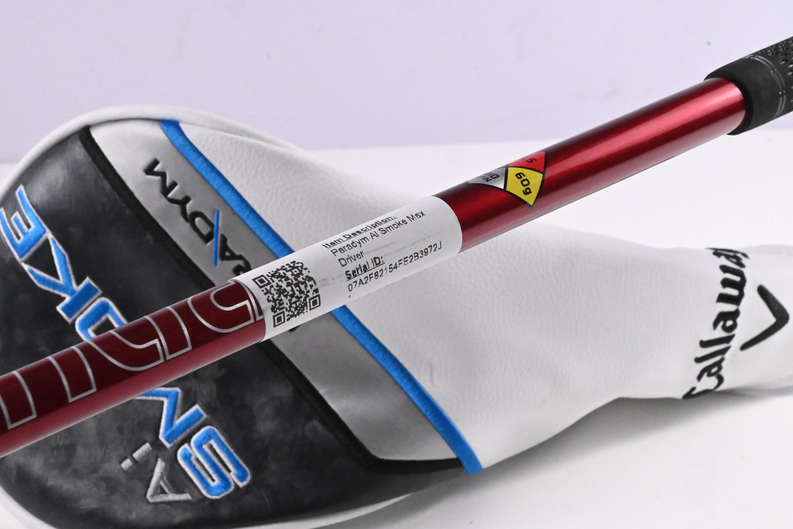 Callaway Paradym Ai Smoke Max Driver / 12 Degree / Regular Flex HZRDUS Red 60