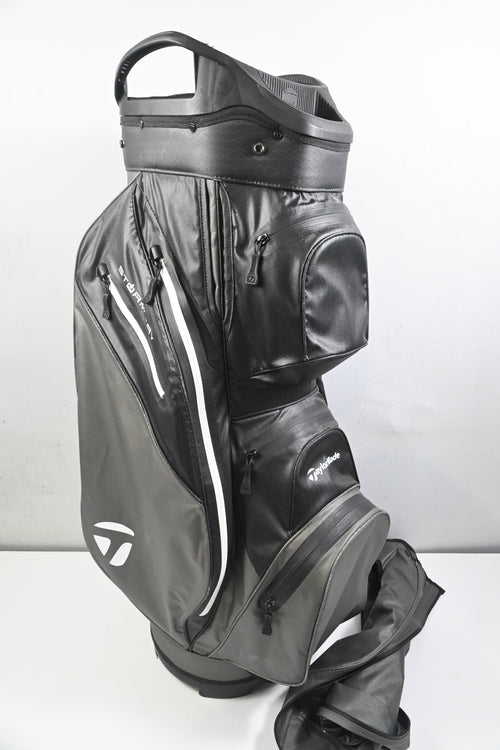Taylormade Strom Dry Cart Bag / 14-Way Divider / Black, Grey