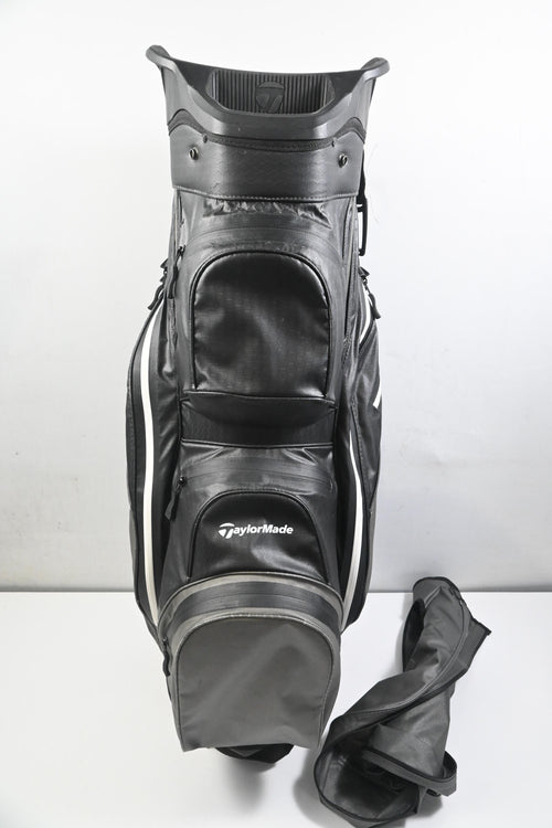 Taylormade Strom Dry Cart Bag / 14-Way Divider / Black, Grey