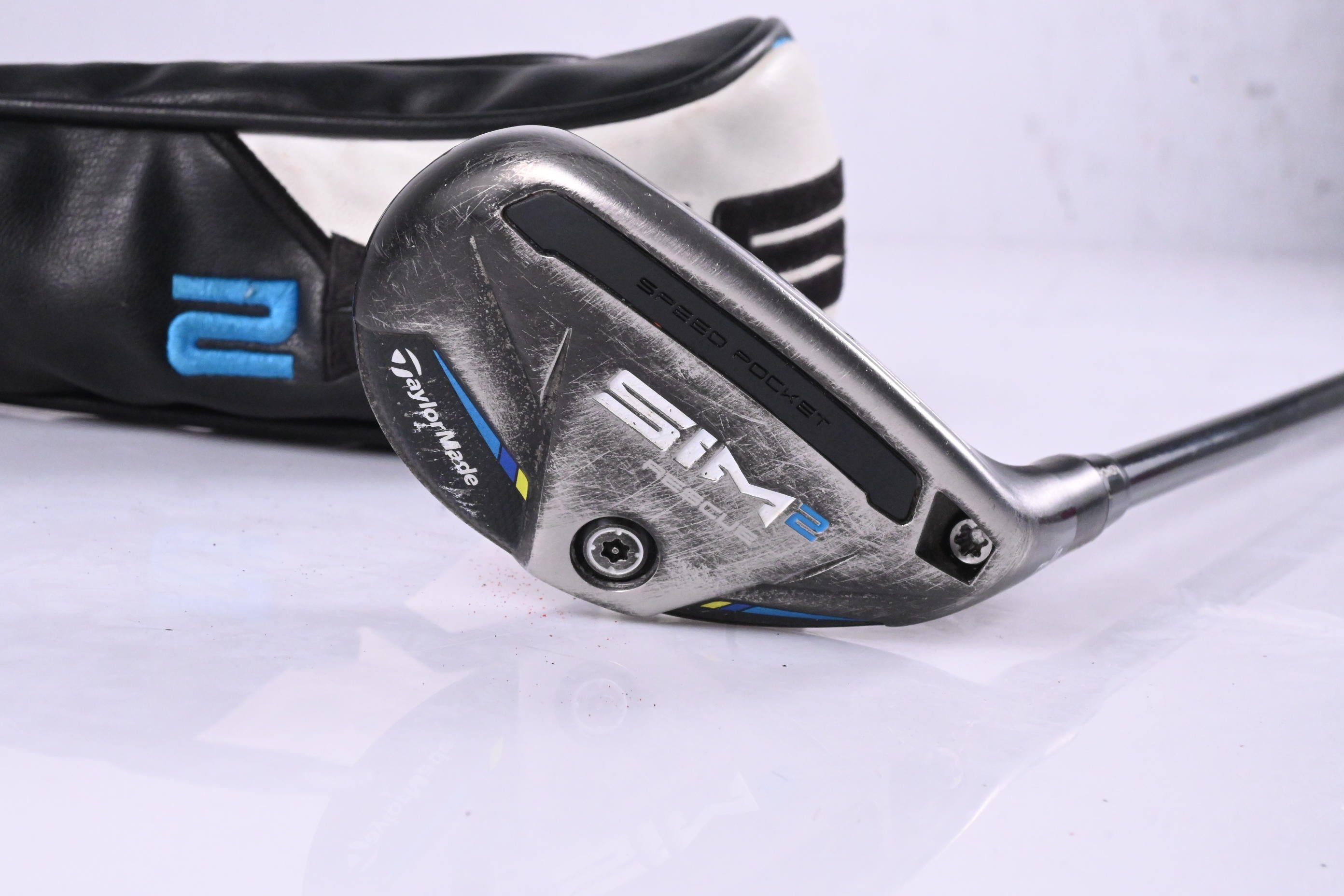 Taylormade SIM2 #3 Hybrid / 19.5 Degree / Stiff Flex HZRDUS Smoke Black RDX 80