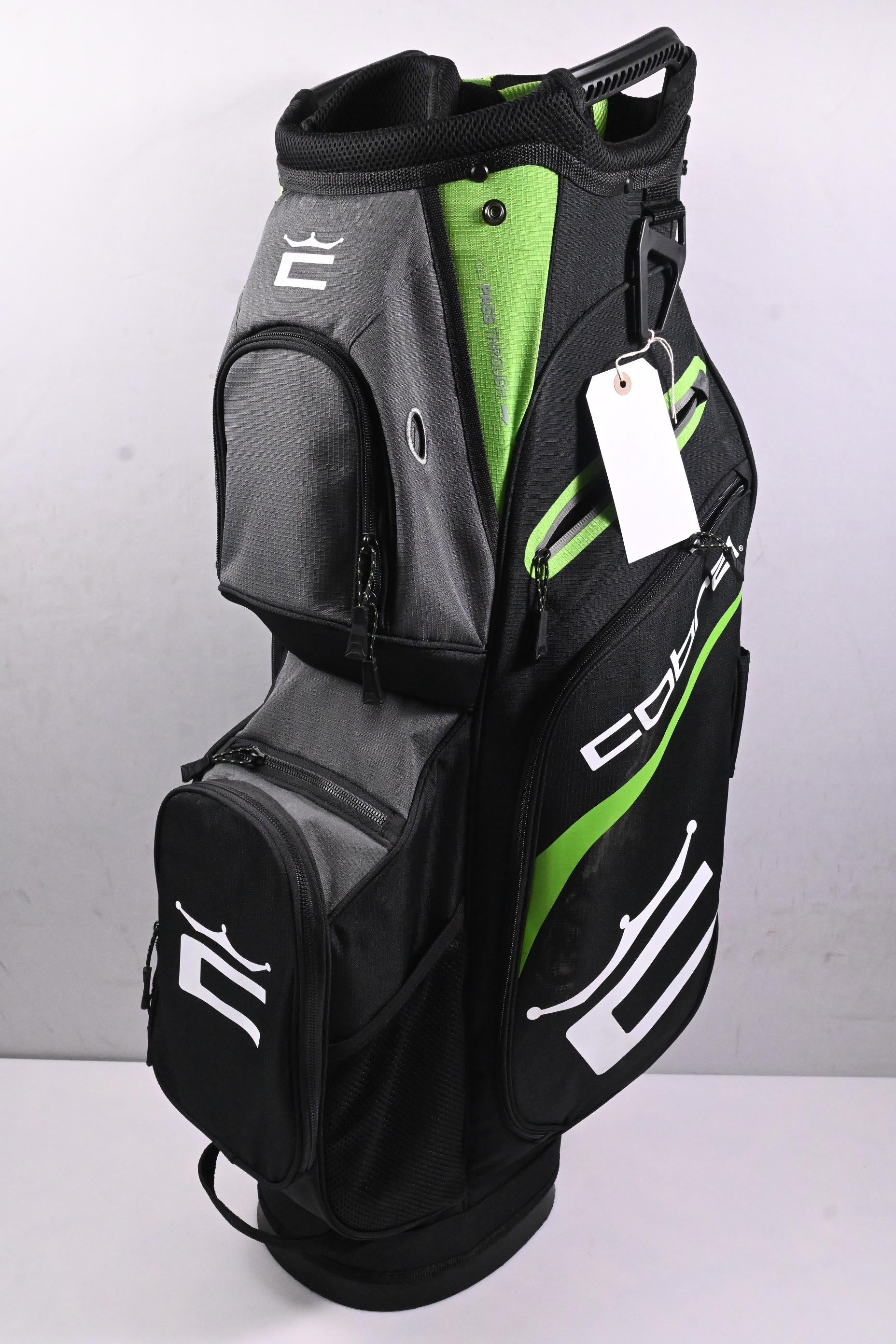 Cobra Cart Bag / 14-Way Divider / Black, Grey