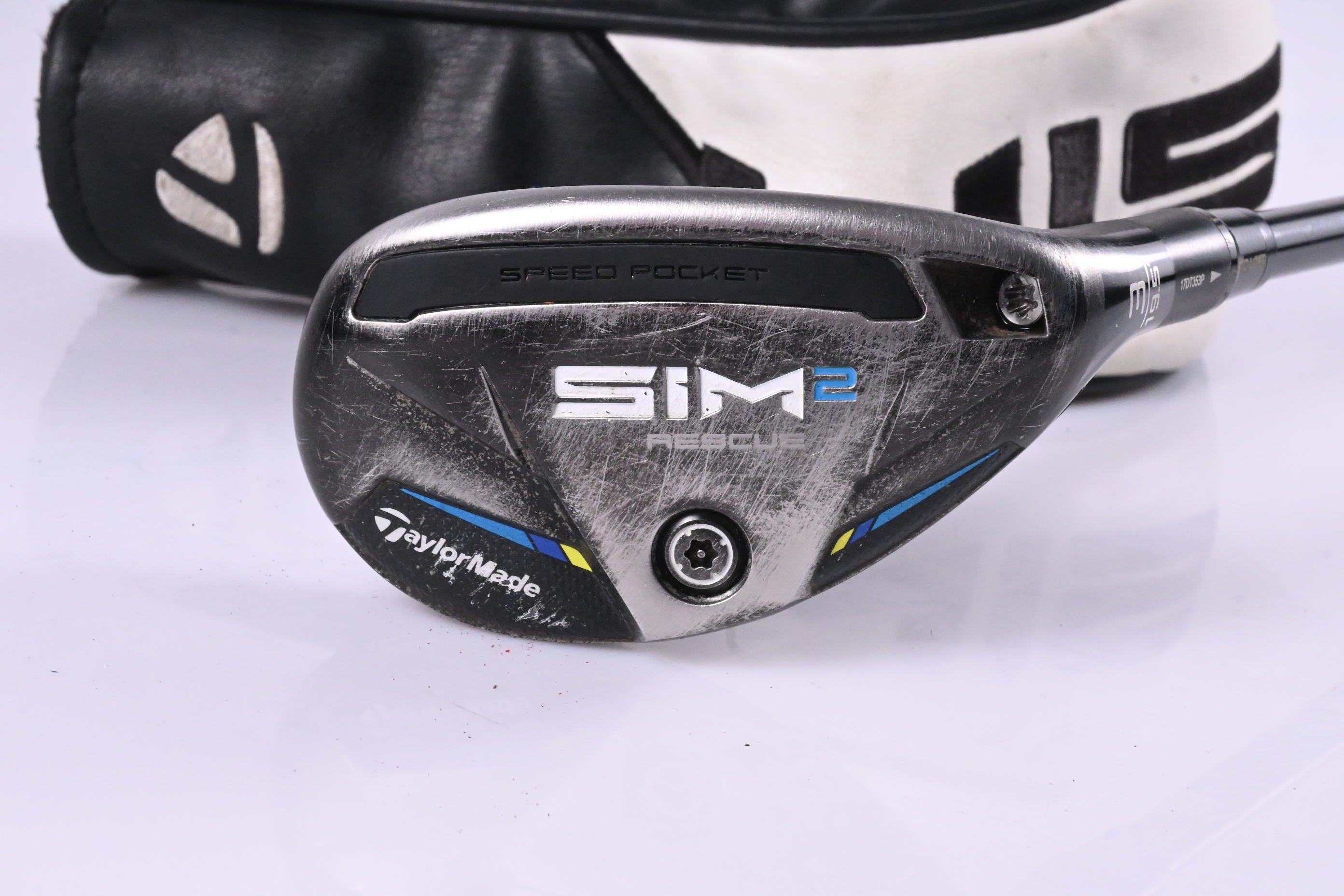 Taylormade SIM2 #3 Hybrid / 19.5 Degree / Stiff Flex HZRDUS Smoke Black RDX 80
